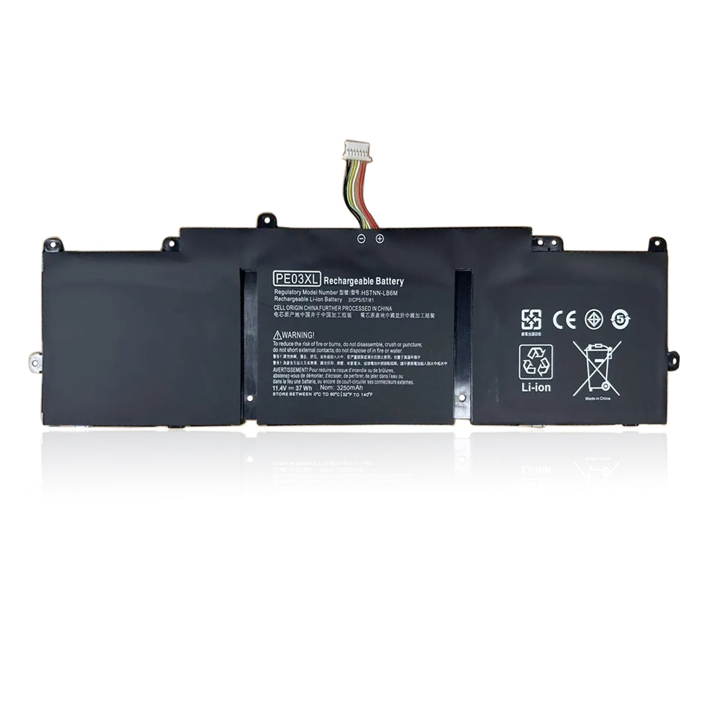 KELESY PE03XL HSTNN-PB6J HSTNN-LB6M 767058-005 767068-005 766801-851 766801-421 Battery For HP Chromebook 11 11.4v 37Wh