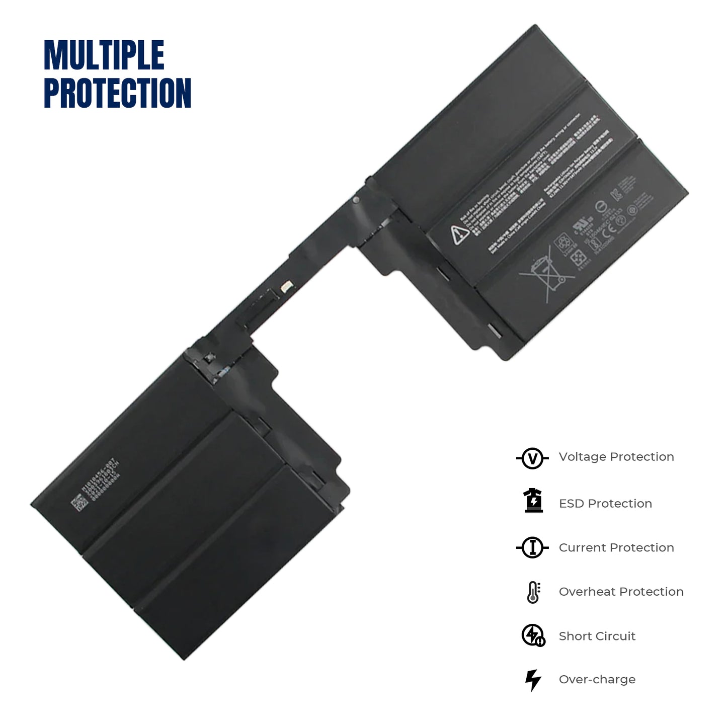 KELESY New Replacement Battery 5473mAh G3HTA062H For Microsoft Surface Book 3 15" G3HTA063H Rechargeable Batteries