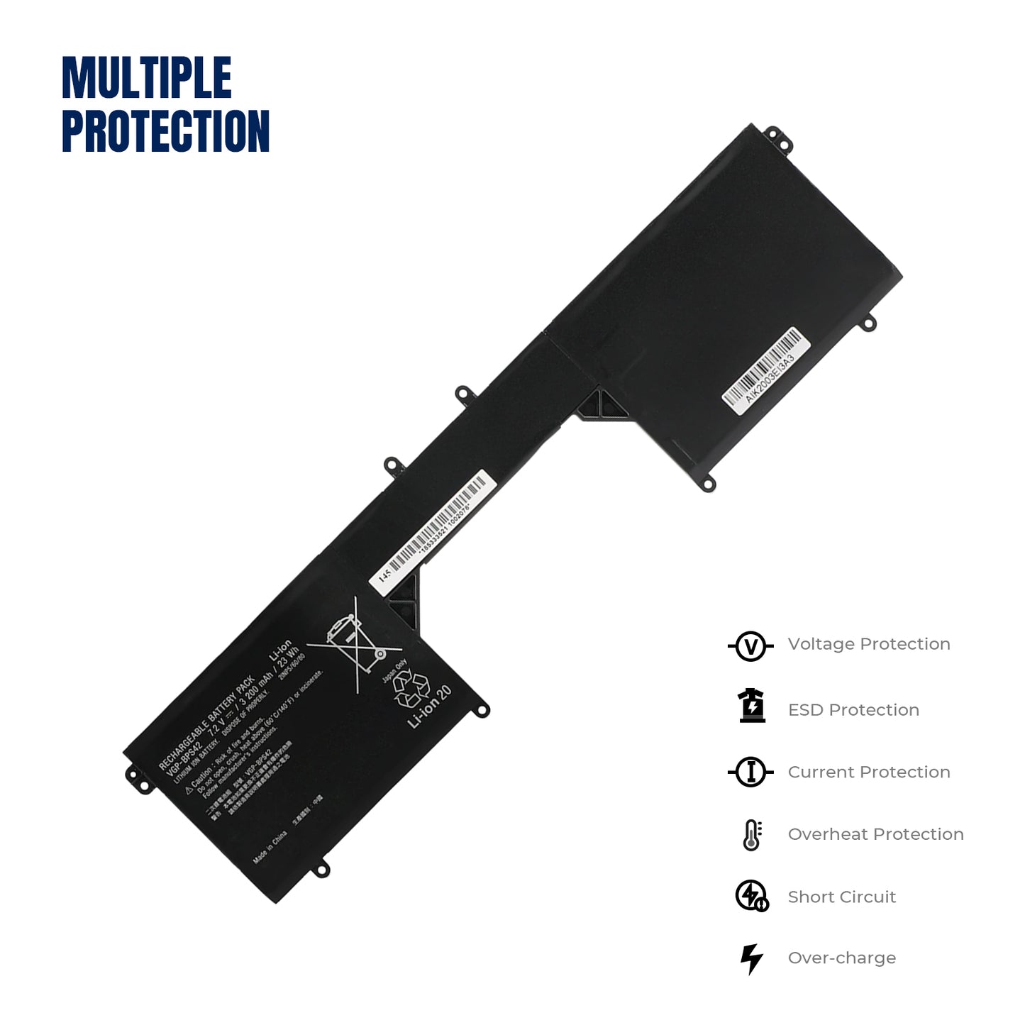 Портативная аккумуляторная батарея KELESY VGP-BPS42 для SONY VAIO Fit, 11 А, многопозиционный ПК для ПК, SVF11N15SCP, SVF11N14SCP, SVF11N18CW