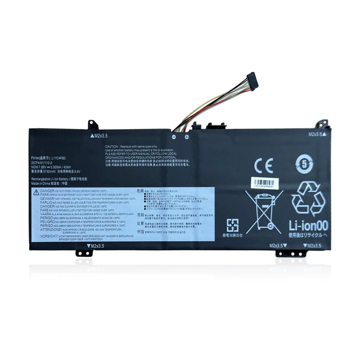KELESY L17C4PB2 L17C4PB0 Laptop Battery For Lenovo IdeaPad 530S 530S-14IKB 530S-141KB 530S-14ARR 530S-15IKB 530S-151KB L17M4PB0