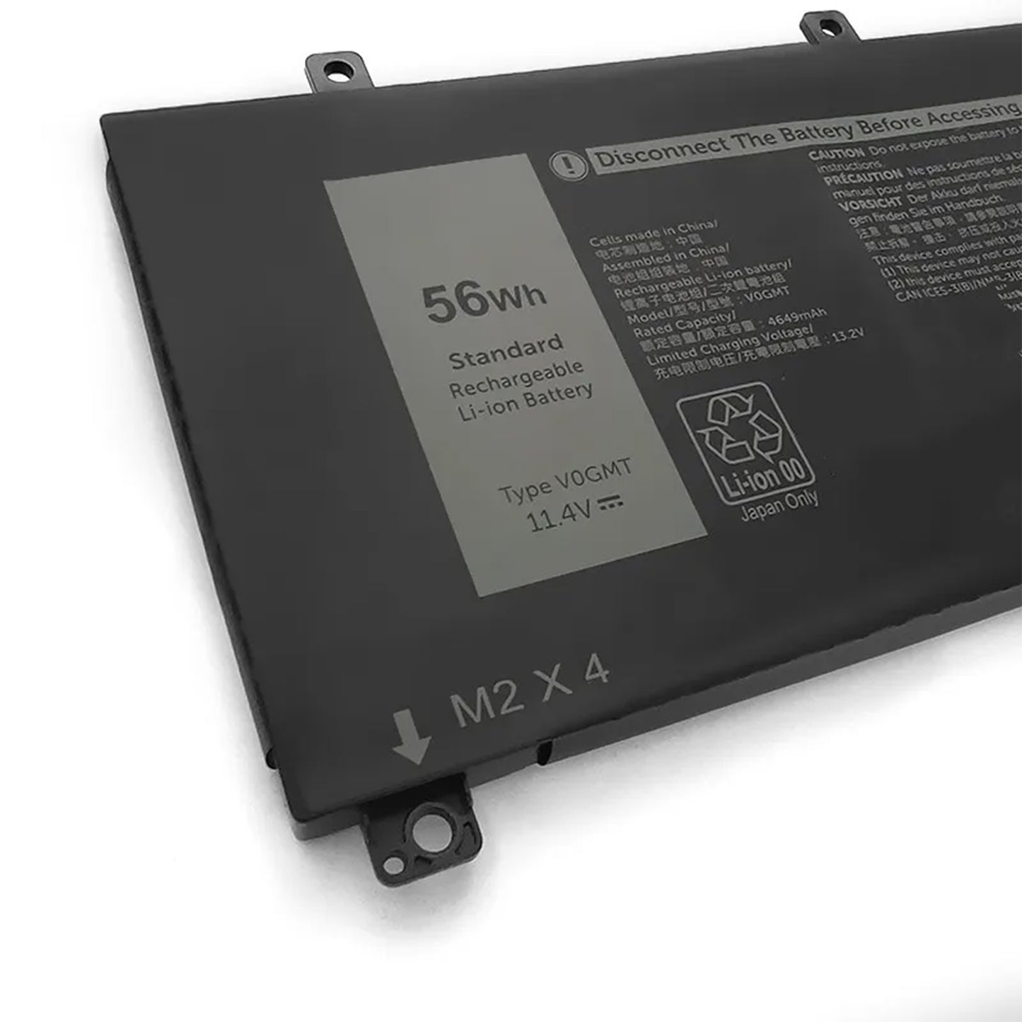 KELESY 4K1VM Laptop Battery For Dell G7 17 7700 0W62W6 0NCC3D V0GMT P46E XYCW0 4649mAh/56Wh 11.4V