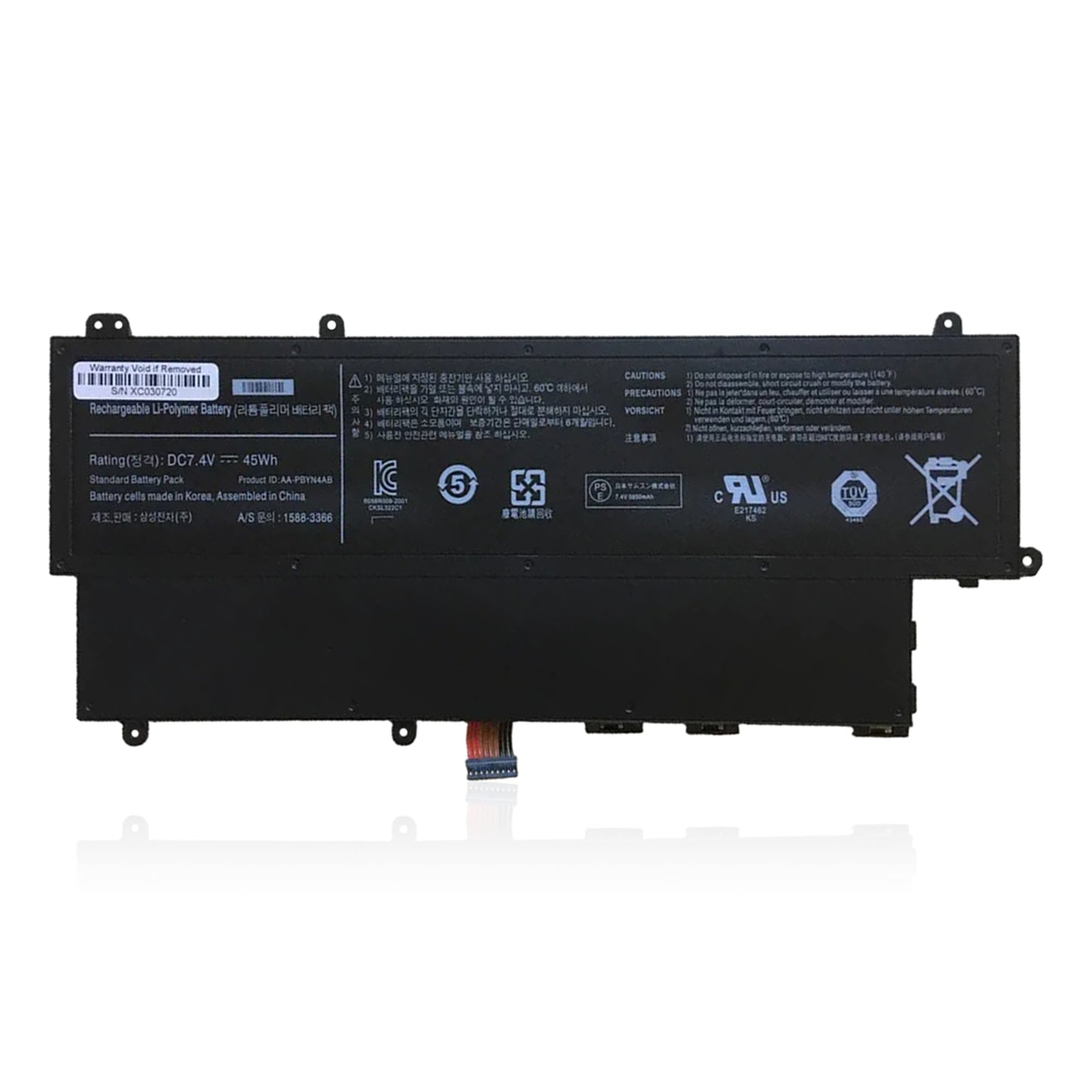 KELESY Batería de AA-PBYN4AB para ordenador portátil, pieza de PC para Samsung 530U3 Series HT3691FC700364 530U3C NP530V3C