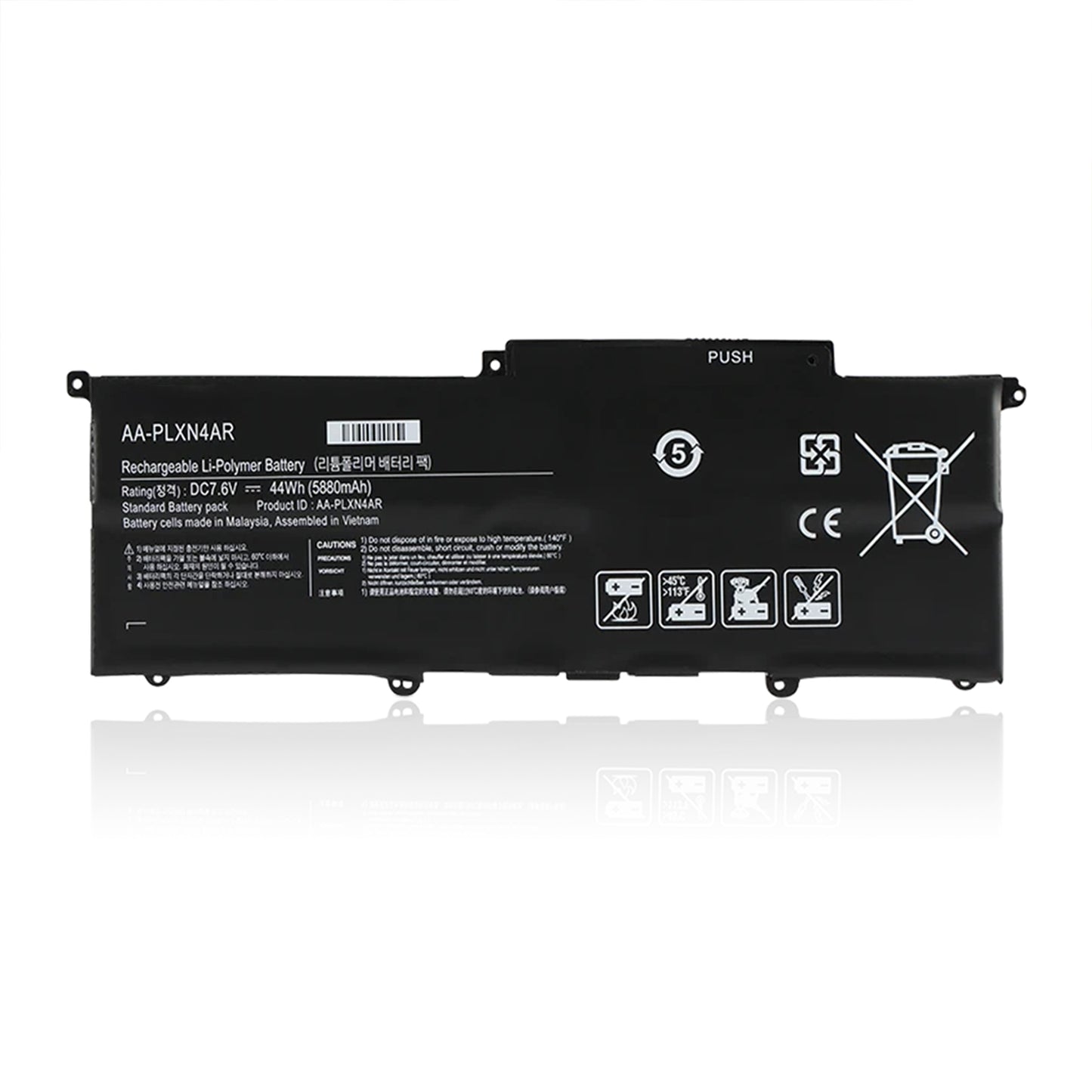 KELESY Batería de 7,6 V para ordenador portátil, dispositivo de AA-PLXN4AR para SAMSUNG Ultrabook 900X3D 900X3C 900X3B 900X3E