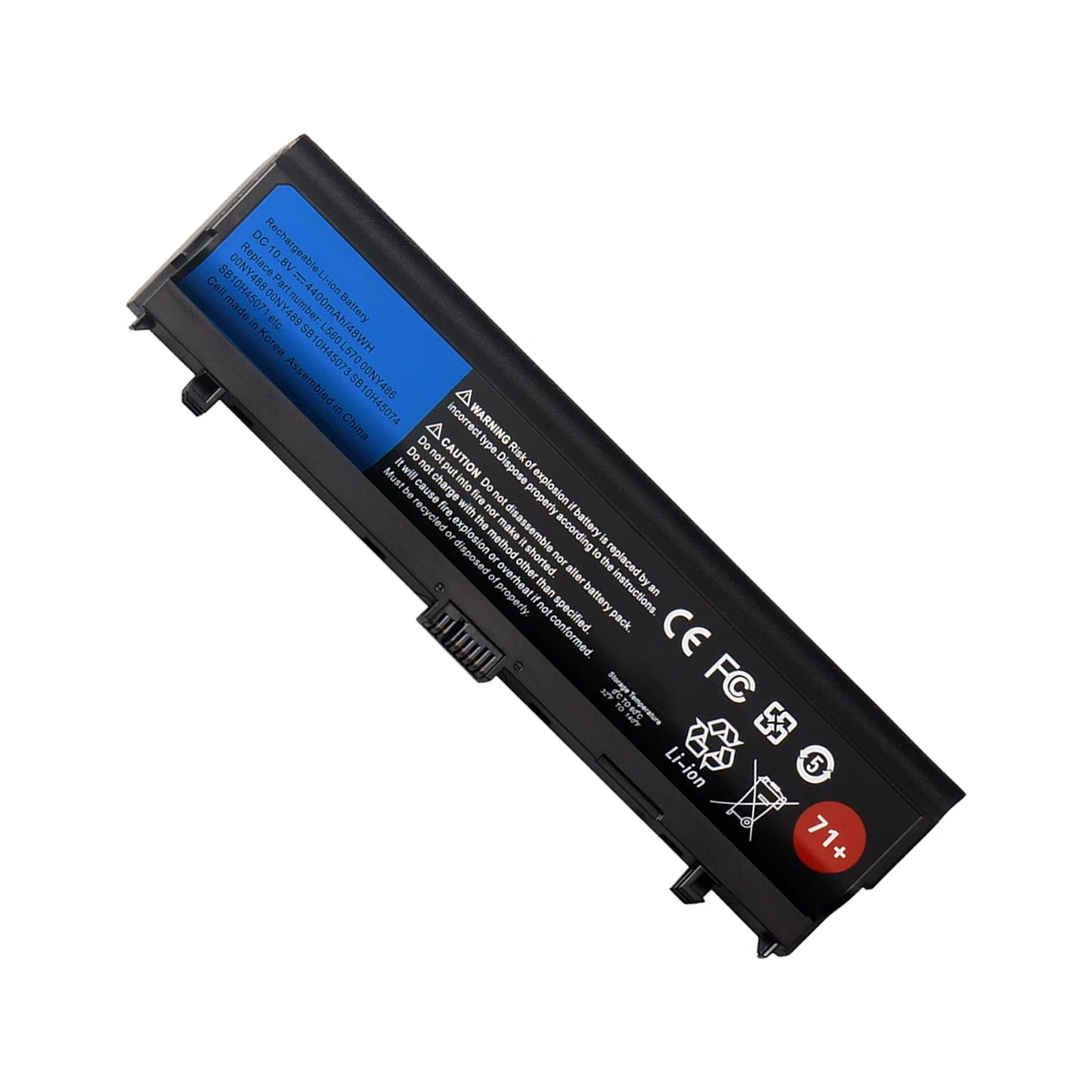 KELESY batería para portátil Lenovo Thinkpad L560, L570, SB10H45073, SB10H45074, SB10H45071, 00NY488, 00NY489, 00NY486 10,8 V