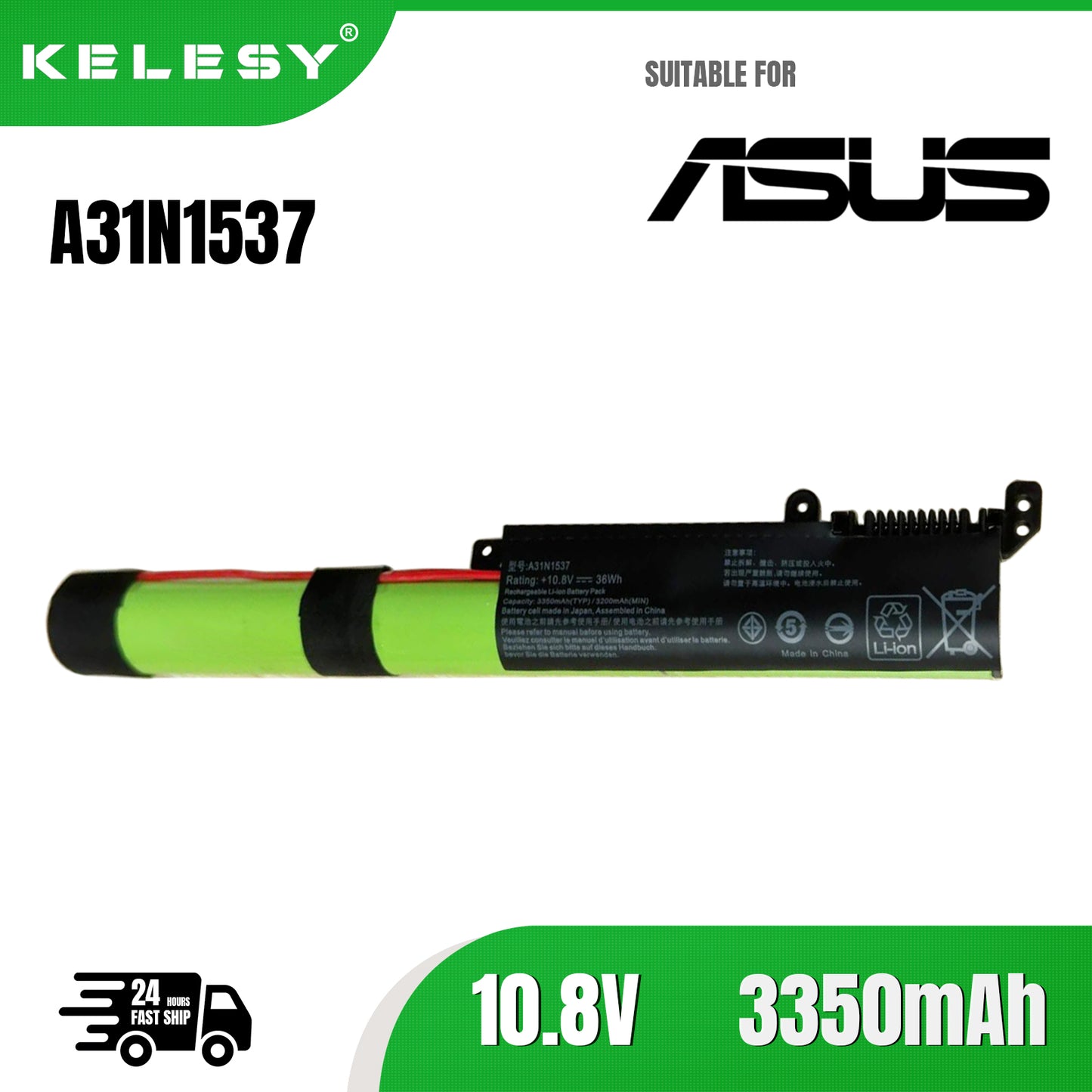 KELESY C21N1423 7.6V 38Wh 4900mAh Laptop Battery For ASUS F302U X302LA X302L R301LA F302LJ R4036H X302LJ Series X302LJ-R4073