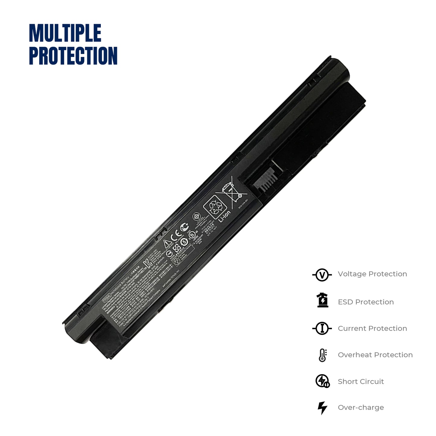 KELESY FP06XL 10.8V 51Wh 4530mAh Laptop Battery For HP ProBook 440 450 445 470 455 G0 G1 Series FP06 FP09 HSTNN-IB4