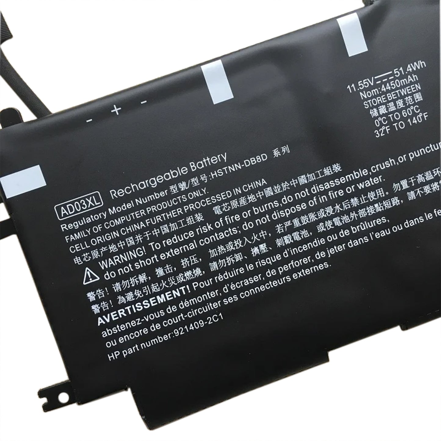 KELESY AD03XL 11.55V 51.4WH Laptop Battery For HP Envy 13-AD000 13-AD101TX AD-105TX Series HSTNN-DB8D 921439-855 921409-271