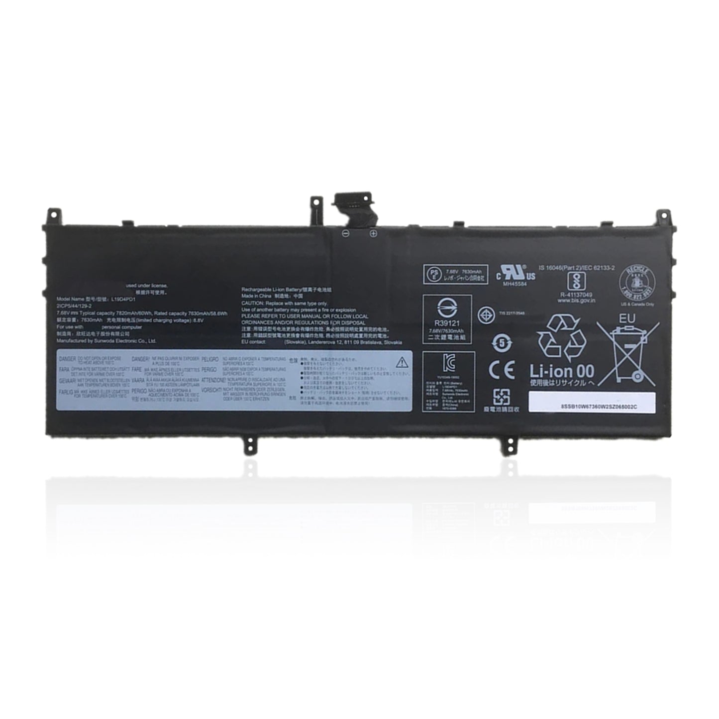 KELESY L19D4PD1 L19C4PD1 60WH Laptop Battery For Lenovo ideapad Yoga 6-13ARE05 6-13ALC6 Yoga C640-13IML LTE Series L19M4PD1