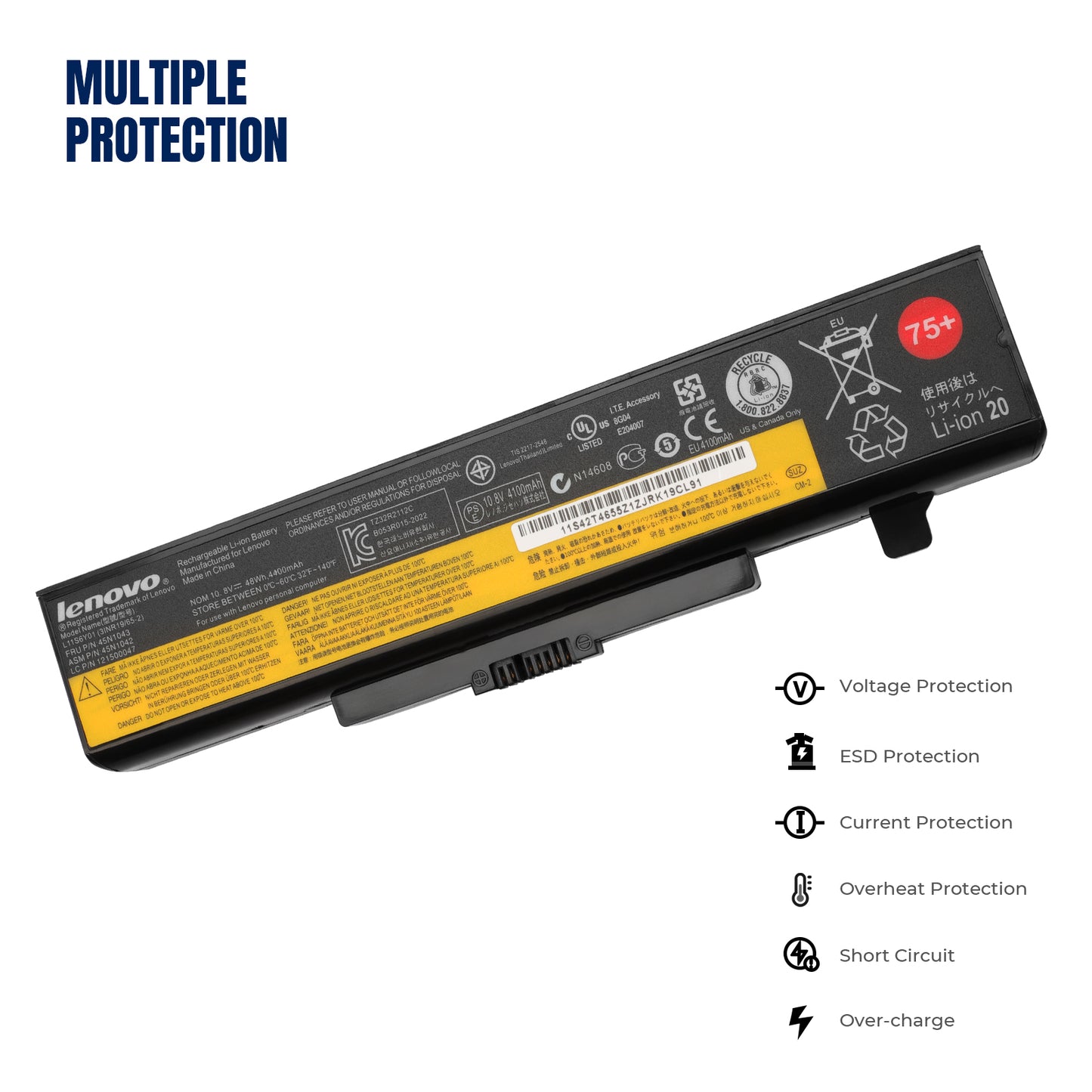 KELESY For Lenovo G480 G485 G580 G585 Y480 Y485 Y580 Z380 Z480 Z580 Z485 Z585 B480 ThinkPad Edge E430 E435 E530 E535 Laptop Batt