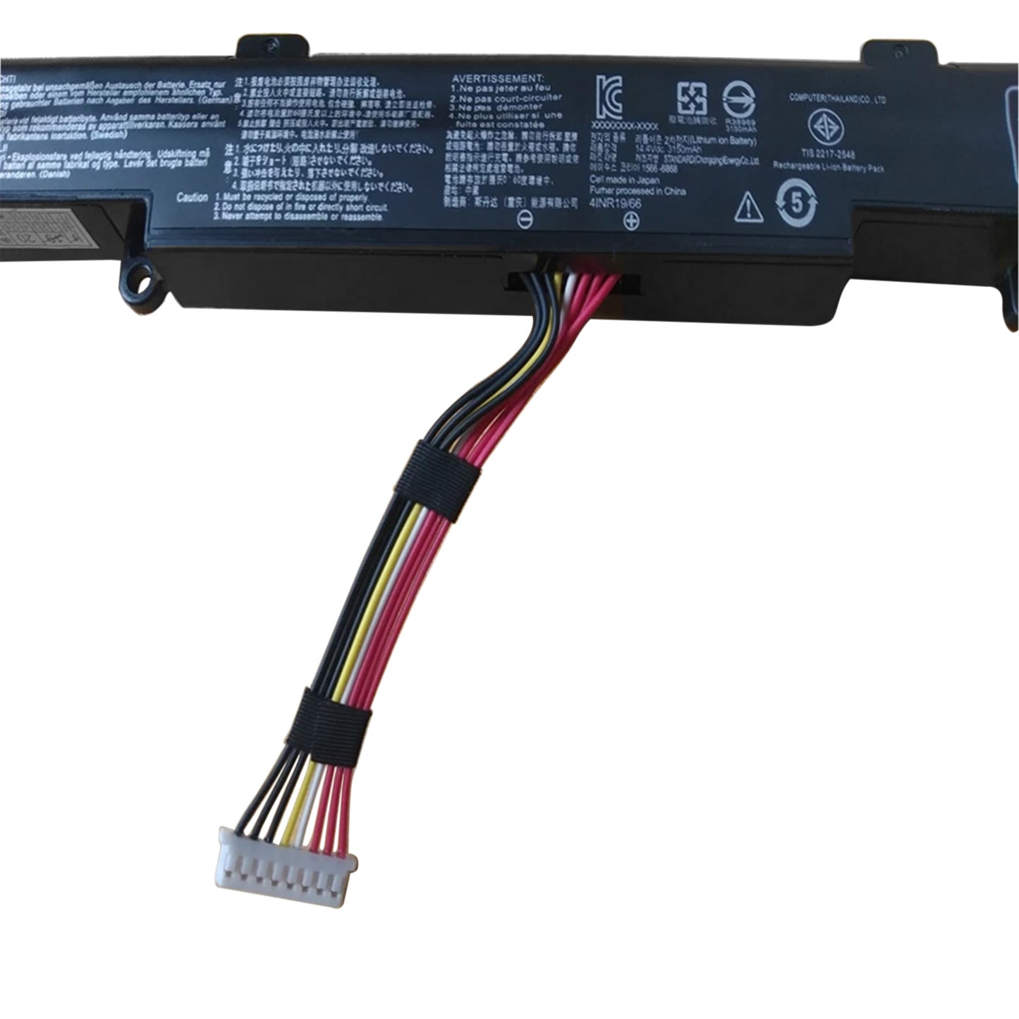KELESY Batería de ordenador portátil A41N1611 para ASUS ROG Strix, GL553V, GL553VD, GL553VE, GL553VW, GL753VD, GL753VE, FX53V