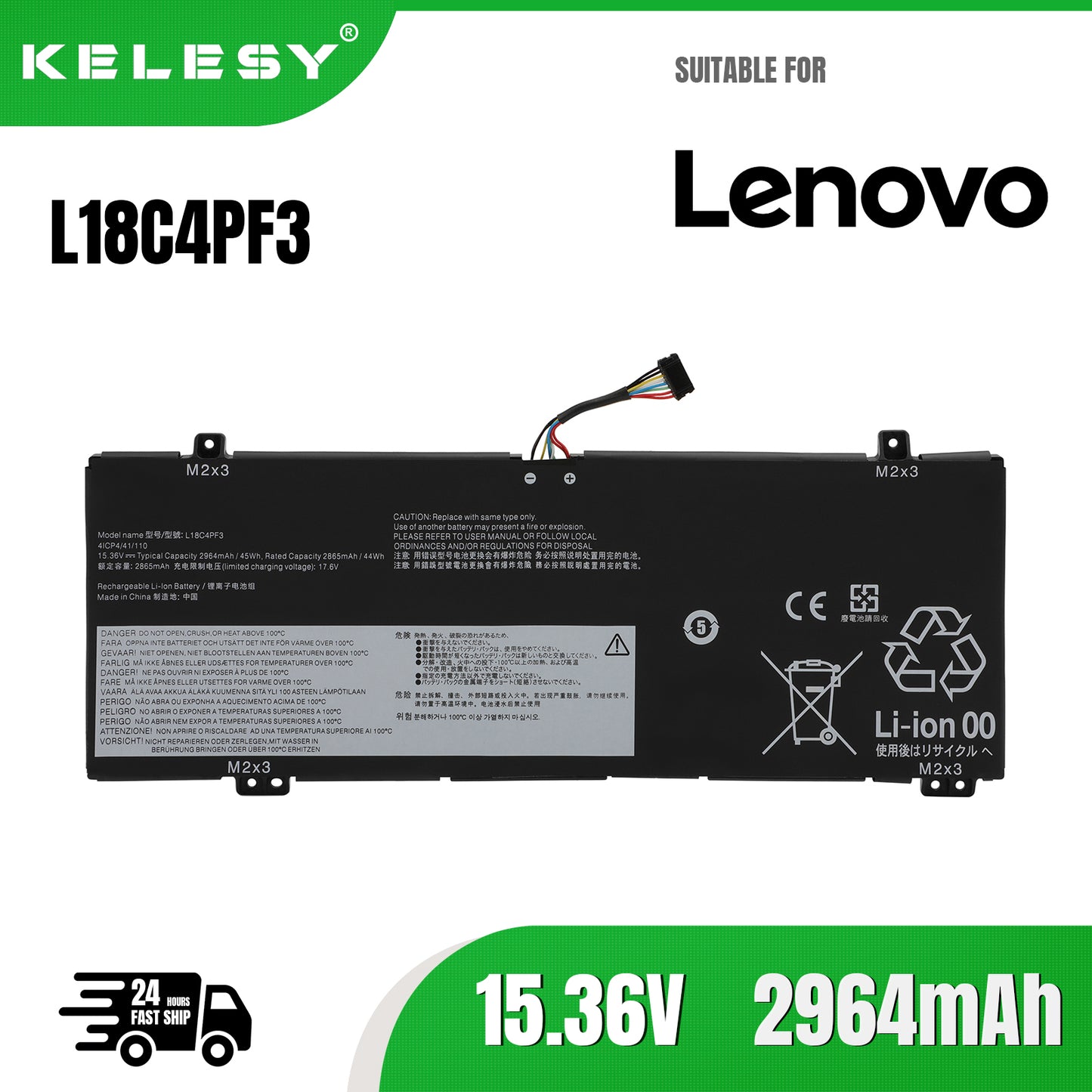 KELESY НОВЫЙ оригинальный аккумулятор для Lenovo IdeaPad S540-14IWL C340-14API Xiaoxin Air14 2019 K3-IWL L18M4PF3 L18C4PF4 L18C4PF3