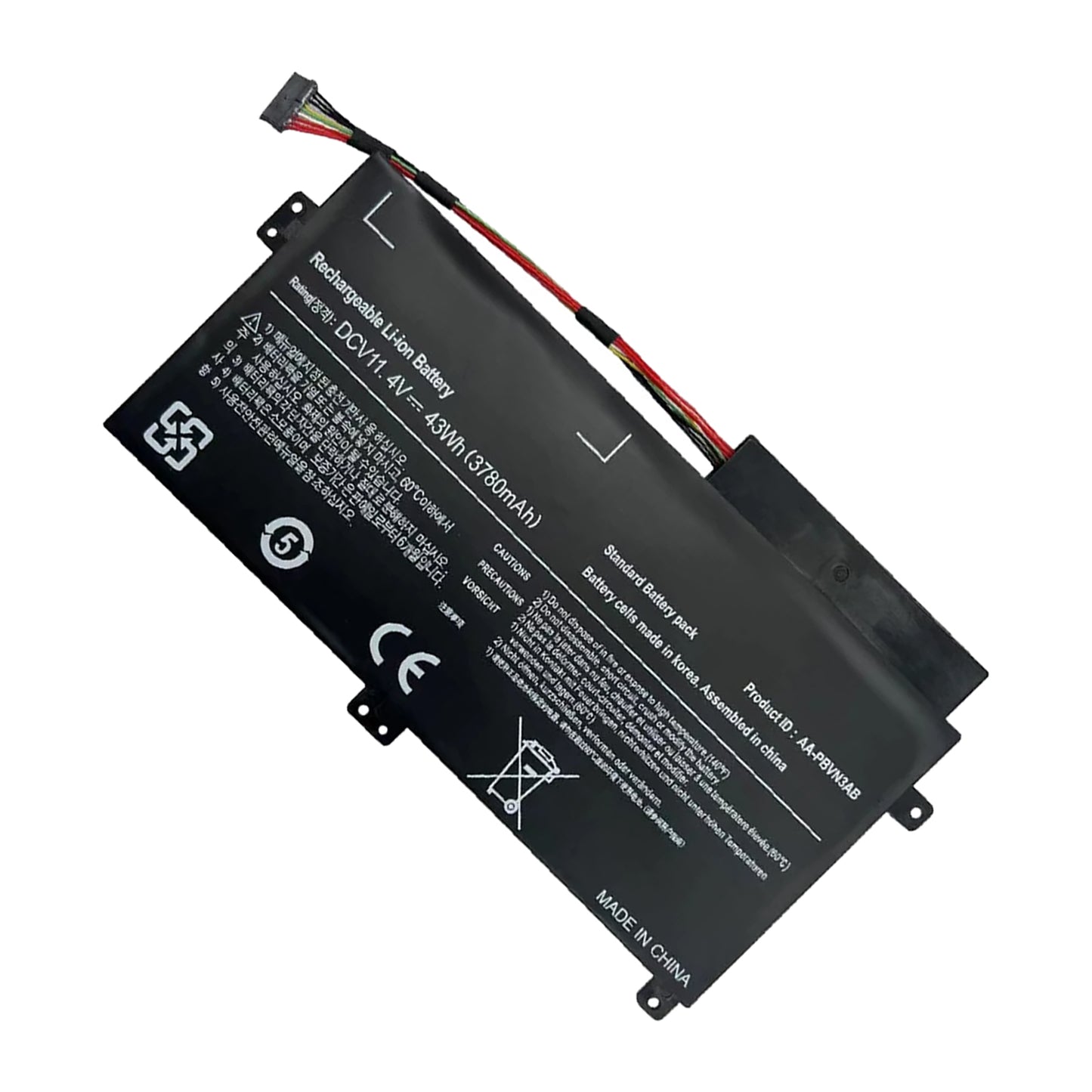 KELESY Batería de AA-PBVN3AB para ordenador portátil, pila para SAMSUNG NP370R4E, NP370R5E, NP370R5V, NP450R4E, NP450R5E