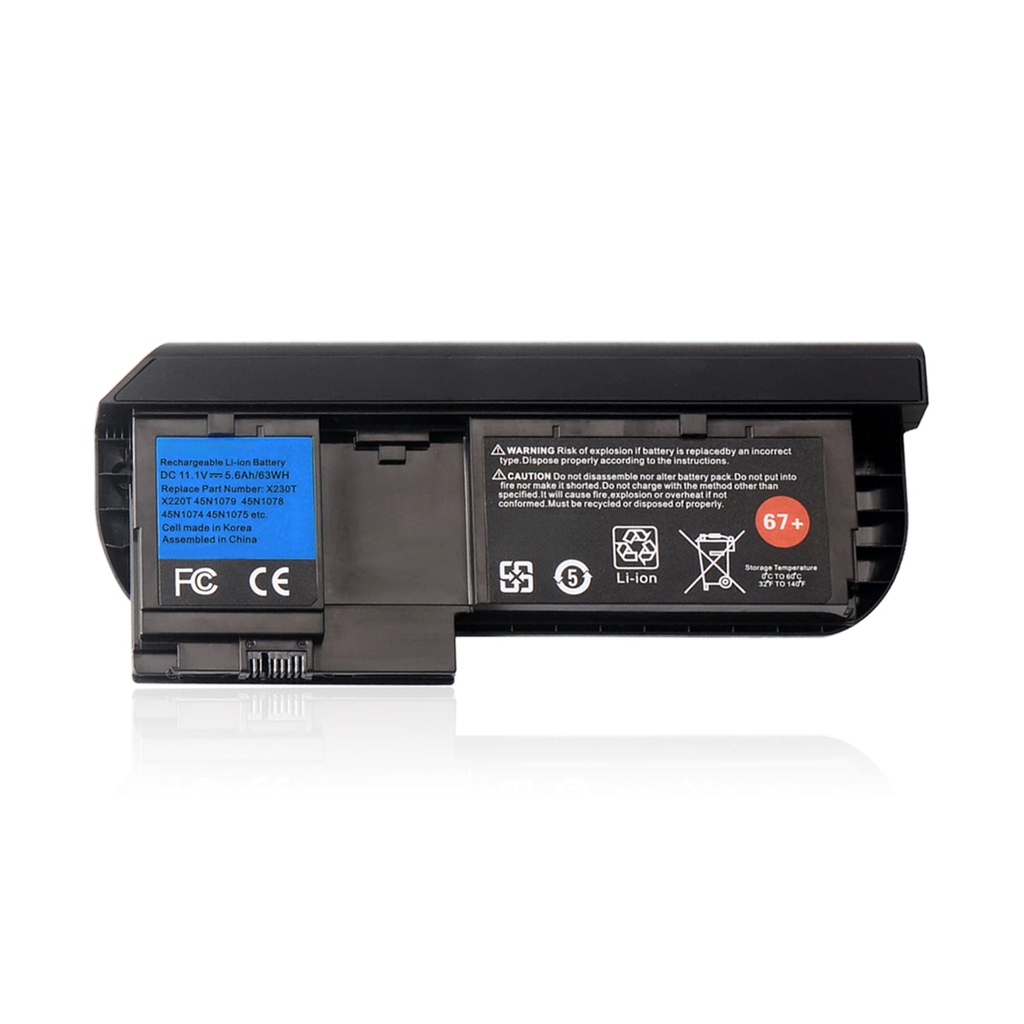 KELESY Corea celular X230T batería de tableta para Lenovo Thinkpad X230T 45N1078 45N1079 45N1075 45N1077 45N1074 67 + 11.1 V 560
