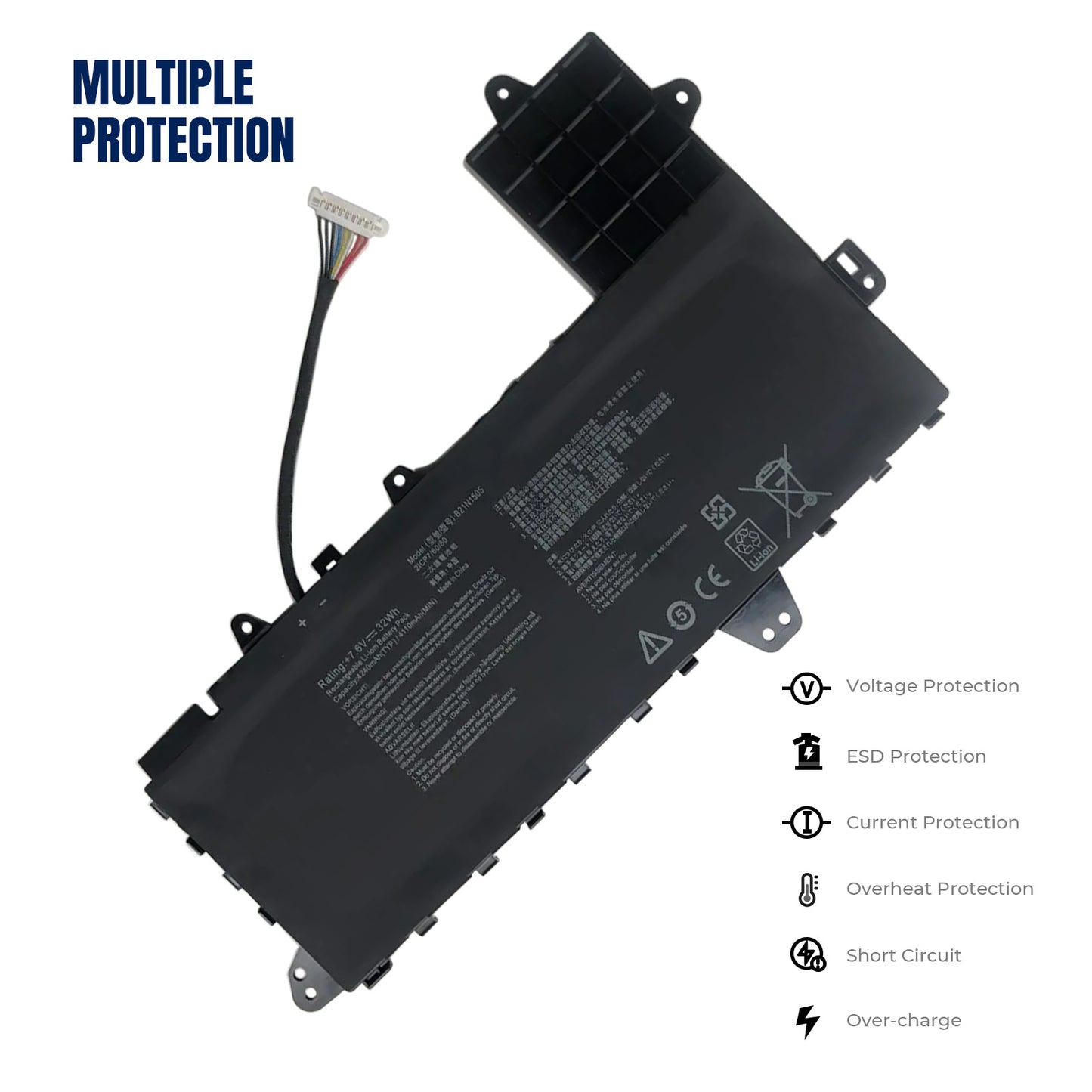 KELESY B21N1505-batería para ordenador portátil ASUS E402M, E402MA, E402S, E402B, E402N, E402NA, E402WA, E402SA