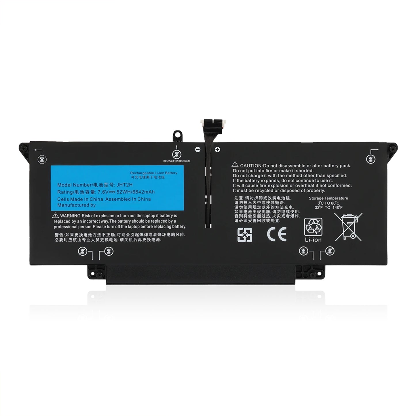 KELESY batería JHT2H para DELL Latitude 7310, 7410, serie 35J09, 0YJ9RP, 009YYF, 07CXN6, 04V5X2, 0HRGYV, entrega rápida