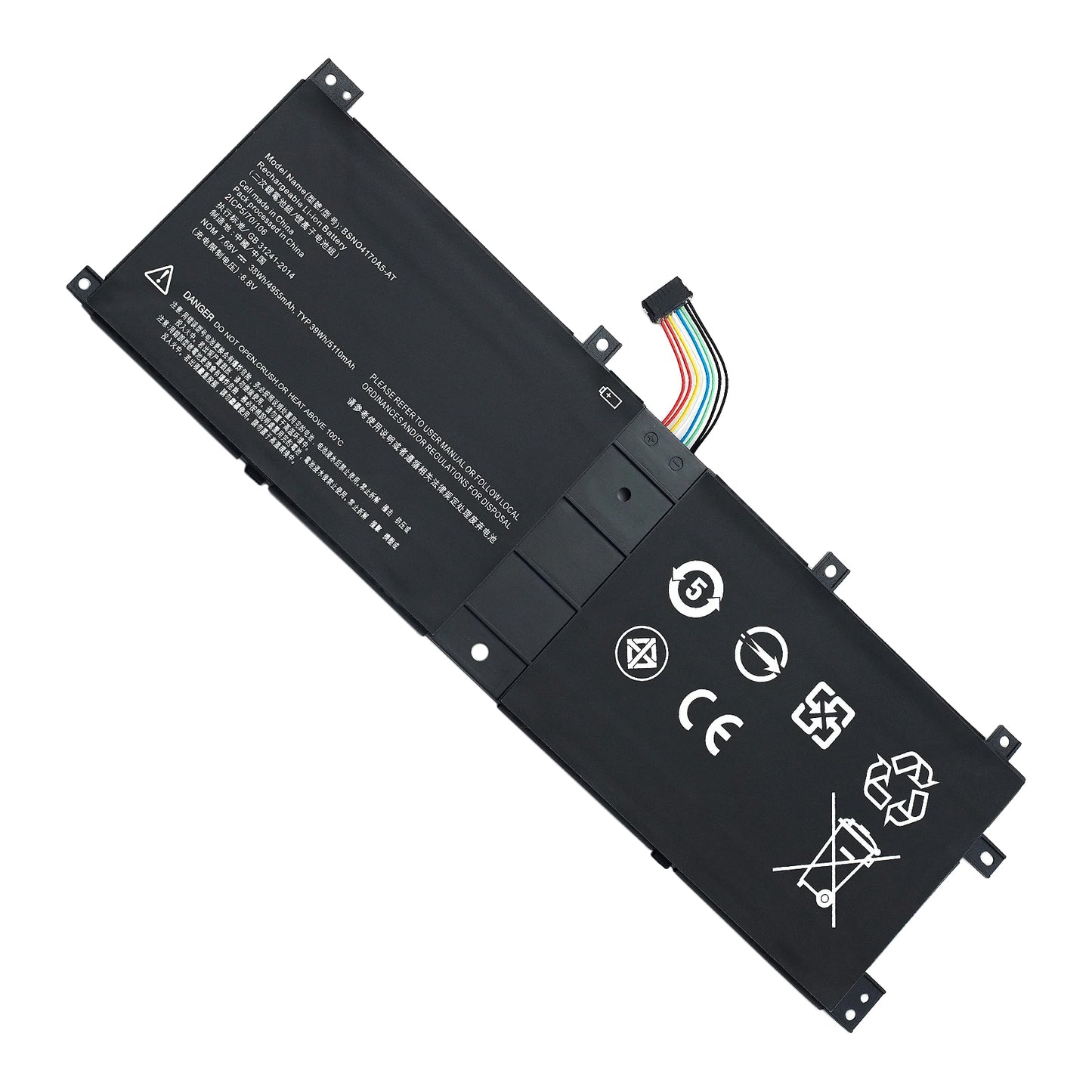 KELESY NOBI BSNO4170A5-AT Laptop Battery For Lenovo Miix 520 510 510-12IKB 510-12ISK 520-12IKB LH5B10L67278 5B10L68713 7.68V