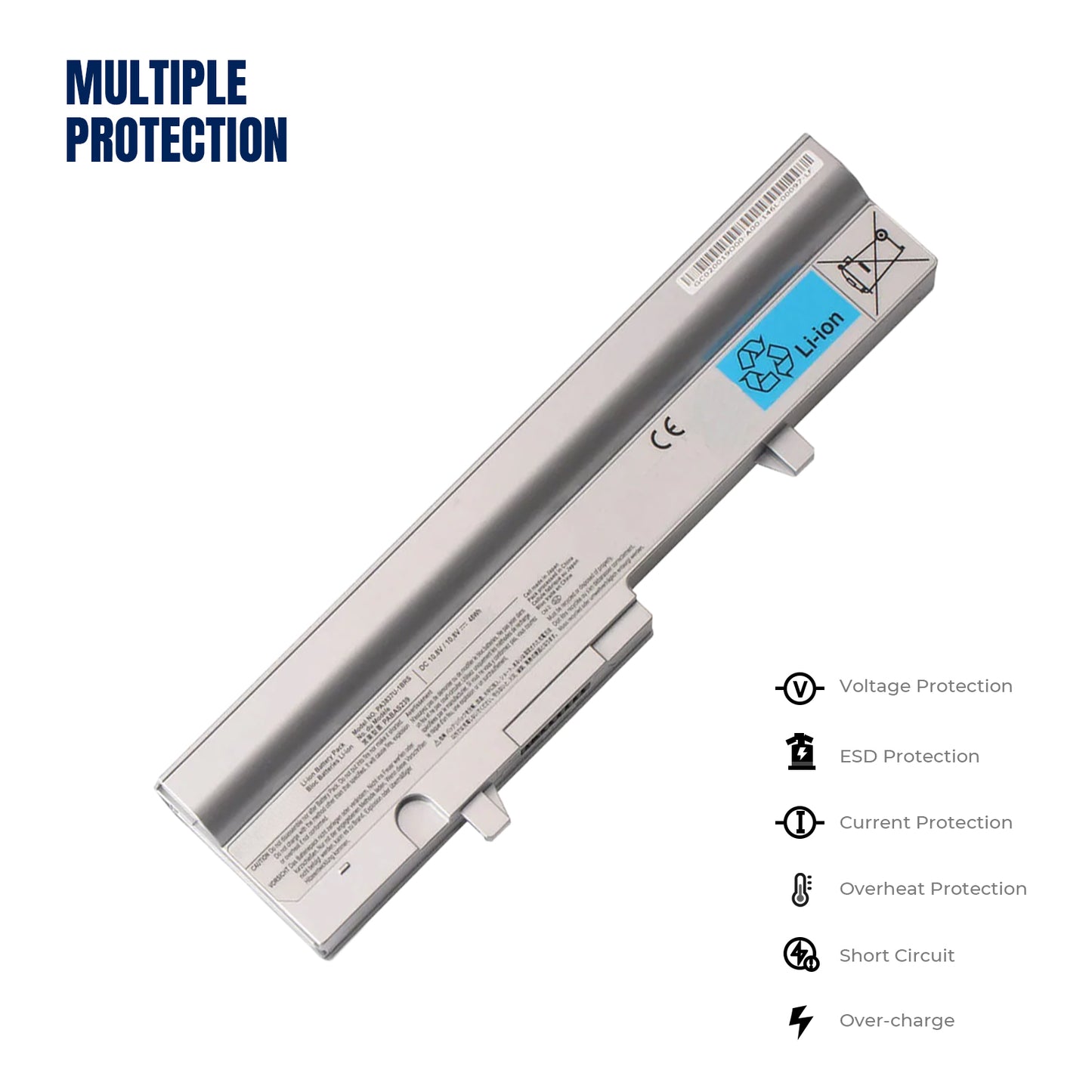 KELESY Batería de PA3837U-1BRS para ordenador portátil, pila de celdas japonesas para Toshiba NB301, NB302, NB303, NB305