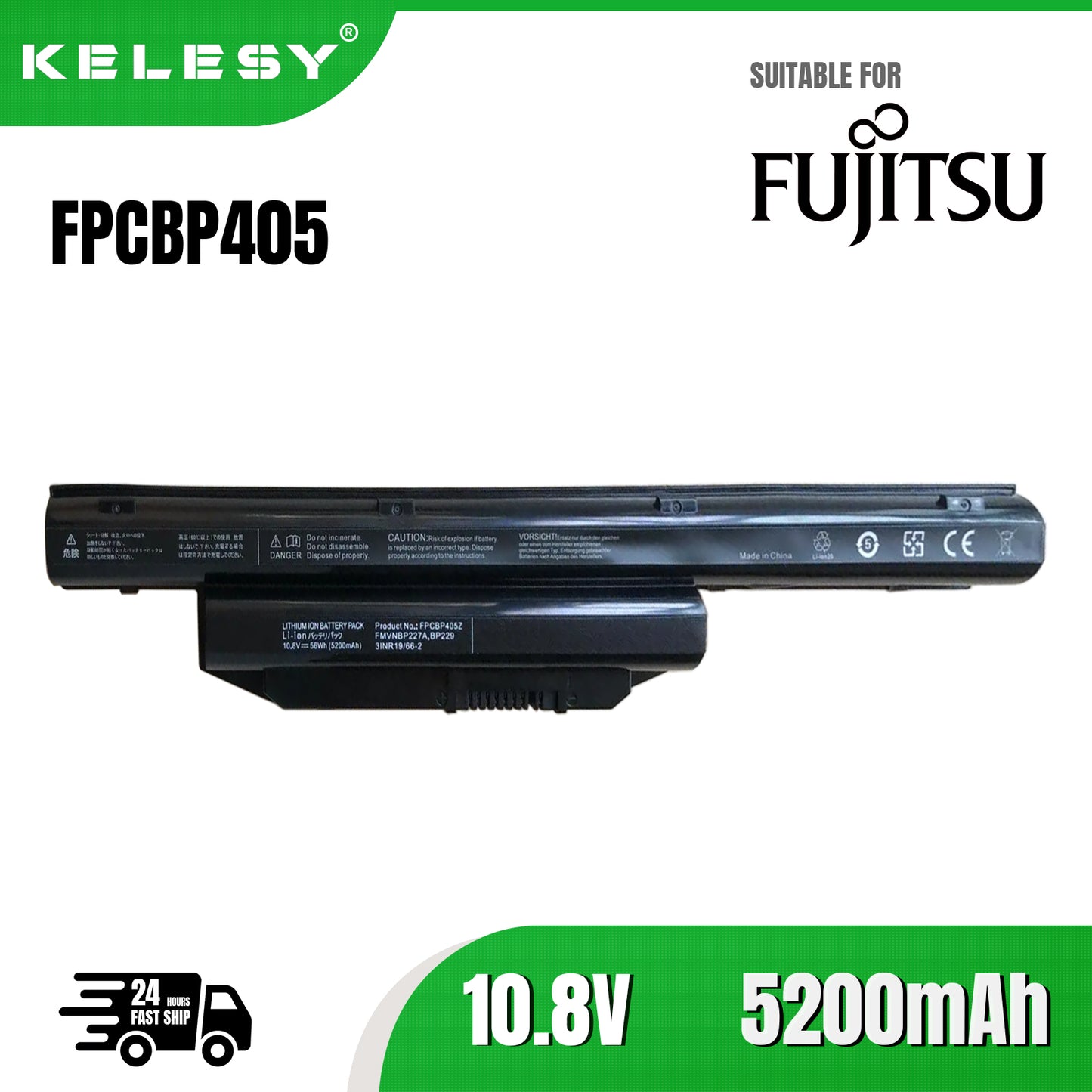 KELESY FMVNBP229 FMVNBP229A FMVNBP231 FMVNBP227 FPCBP416 FPCBP405 FPCBP426 para FUJITSU LifeBook A544 AH564 E733 E734 E743