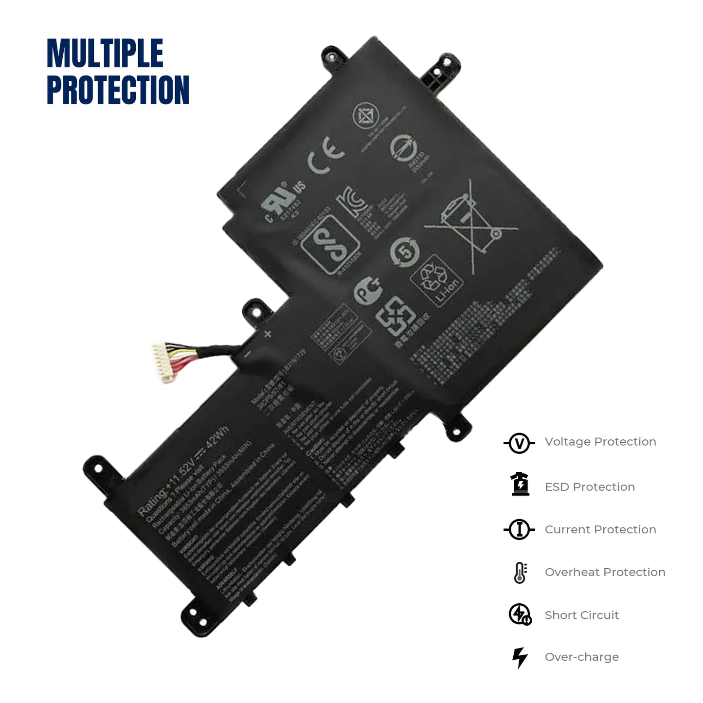 KELESY Batería B31N1729 para portátil ASUS VivoBook S15, S530, S530F, S530FA, S530FN, S530UA, S530UF, S530UN, X530FN, X530FN-1A