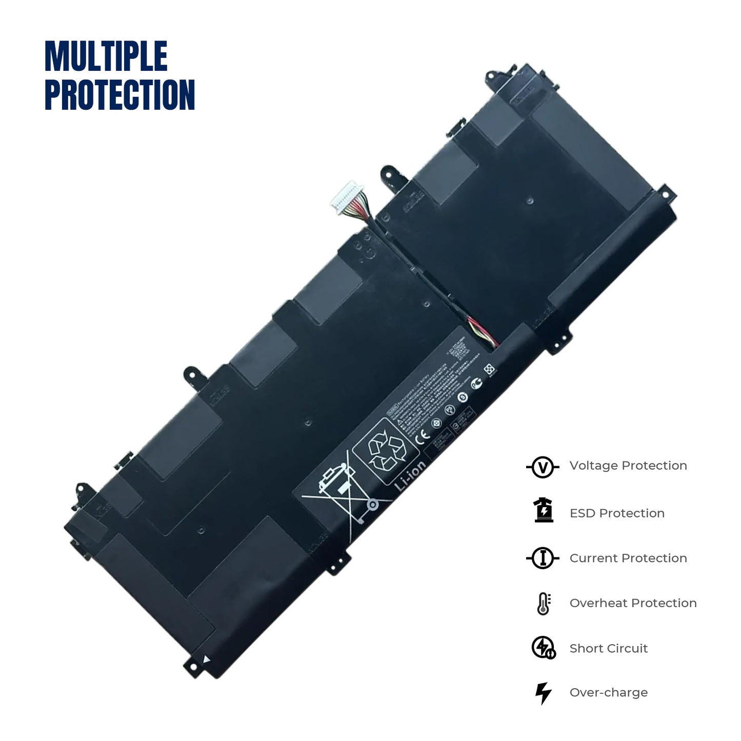 KELESY SU06XL battery for HP Spectre x360 15 DF0013DX DF0033DX DF0008CA DF1020CA HSTNN-DB8W L29184-005 84.08Wh/11.55V