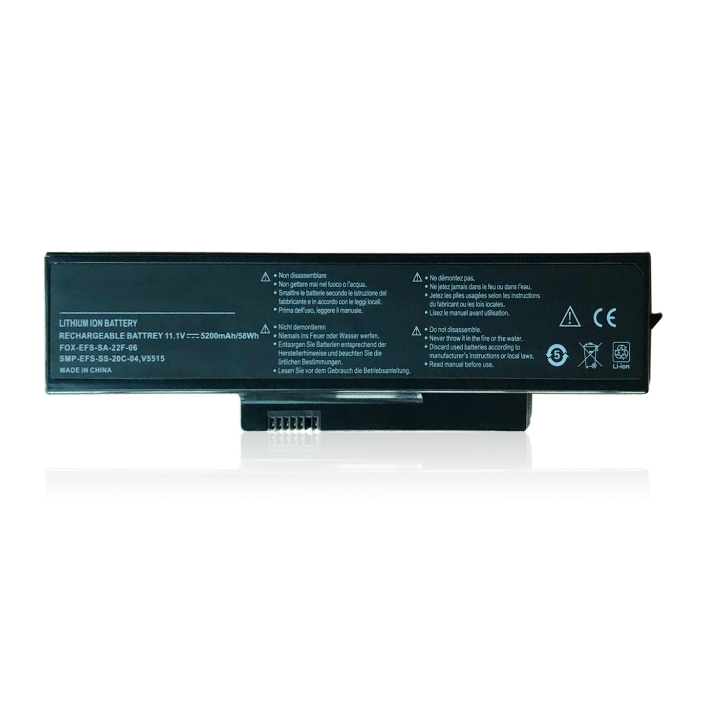 KELESY Batería del ordenador portátil para FUJITSU-SIEMENS Esprimo V5515 V5535 V5555 EFS-SA-XXF-06