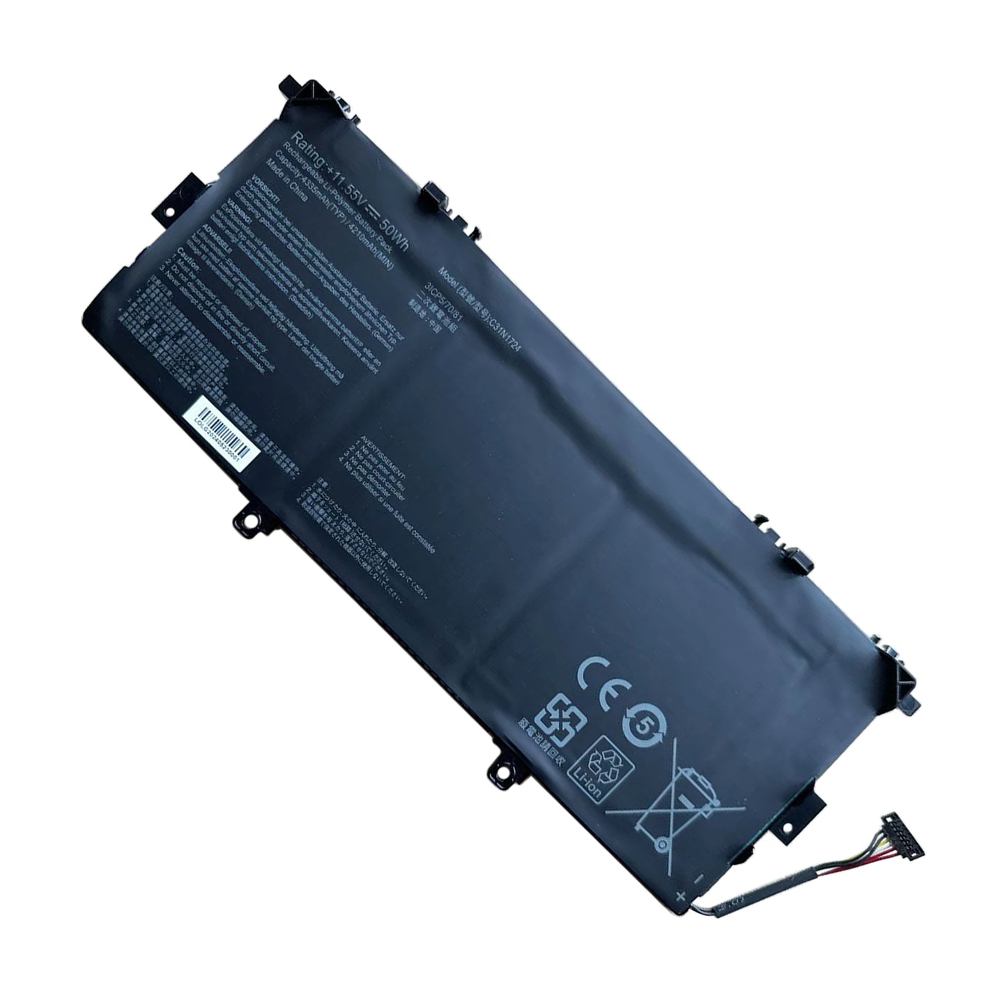 KELESY C31N1724 Akku für ASUS ZenBook 13 UX331F UX331UAL U3100FAL UX331FAL UX331FAL-EG017R EG028T Serie 0B200-02760400