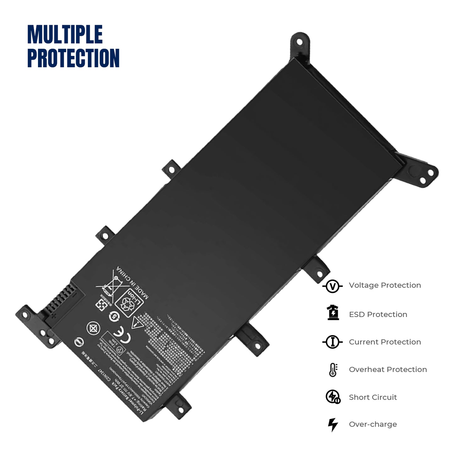 KELESY New C21N1347 Laptop Battery For ASUS X554L X555L X555LA X555LB X555LN X555 X555LD X555LF F555A W519L F555UA 2ICP4/63/134
