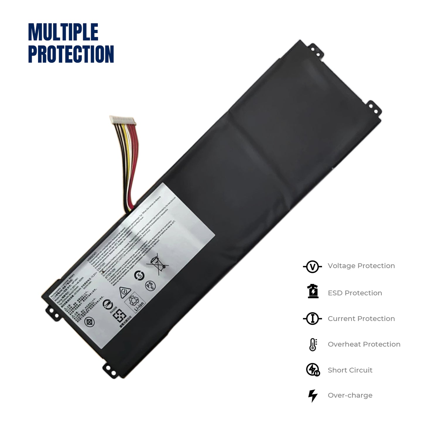KELESY Batería Original para ordenador portátil, pila NP14N1 de 11,55 V, 48.62Wh, para Getac Nexstgo PRIMUS NX101