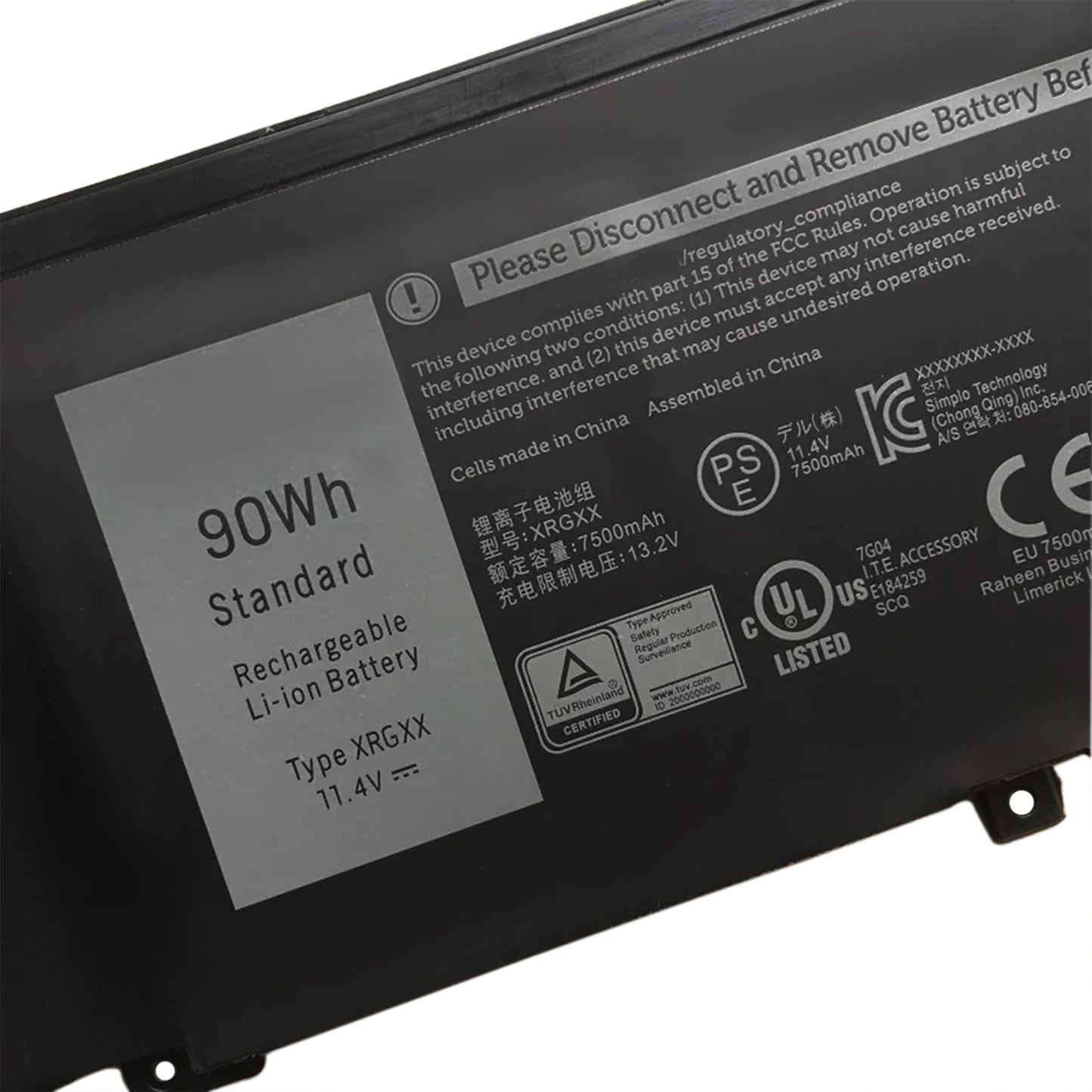 KELESY XRGXX 1F22N Battery For Dell For Alienware 2018 orion M15 M17 R1 P82F P40E P79F P37E Inspiron G5 5590 G7 7590 7790