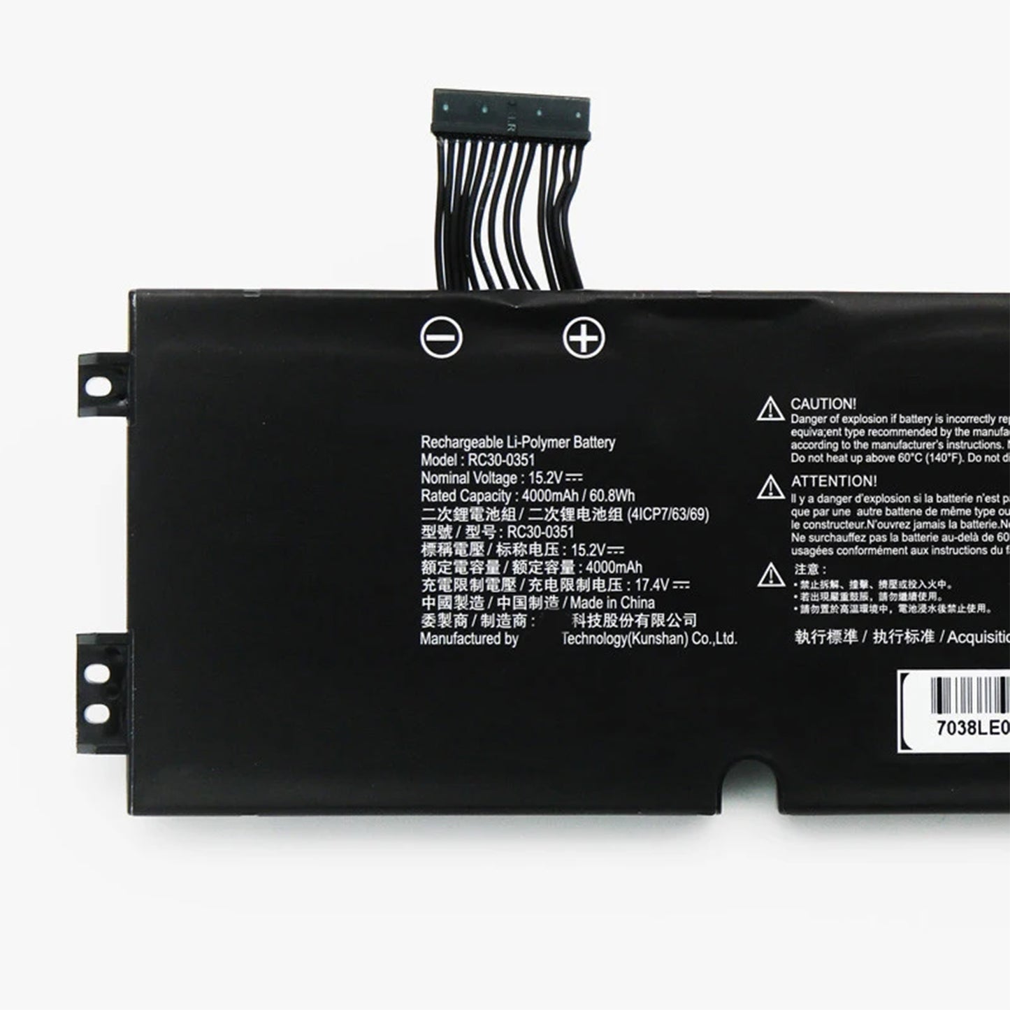 KELESY RC30-0351-batería Original para ordenador portátil Razer Blade 15, 15,2 V, 60.8Wh, 2021 RZ09-0369x, 4ICP7/63/69