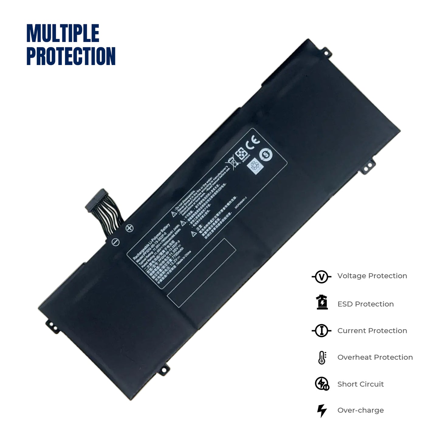KELESY PFIDG-03-17-3S2P-0 Laptop Battery For Getac S2 UMI Air S1 Plus For MECHREVO Code 01 Air II S1 Plus PFIDG-00-13-3S2P-0