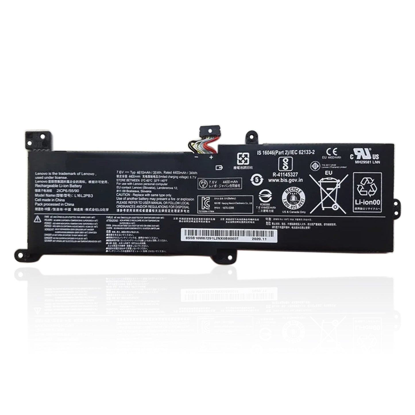 KELESY 7.6V 35WH Genuine L16L2PB3 L16L2PB1 L16C2PB2 L17L2PF1 L16M2PB1 Laptop Battery Original For Lenovo IdeaPad 320-15ABR