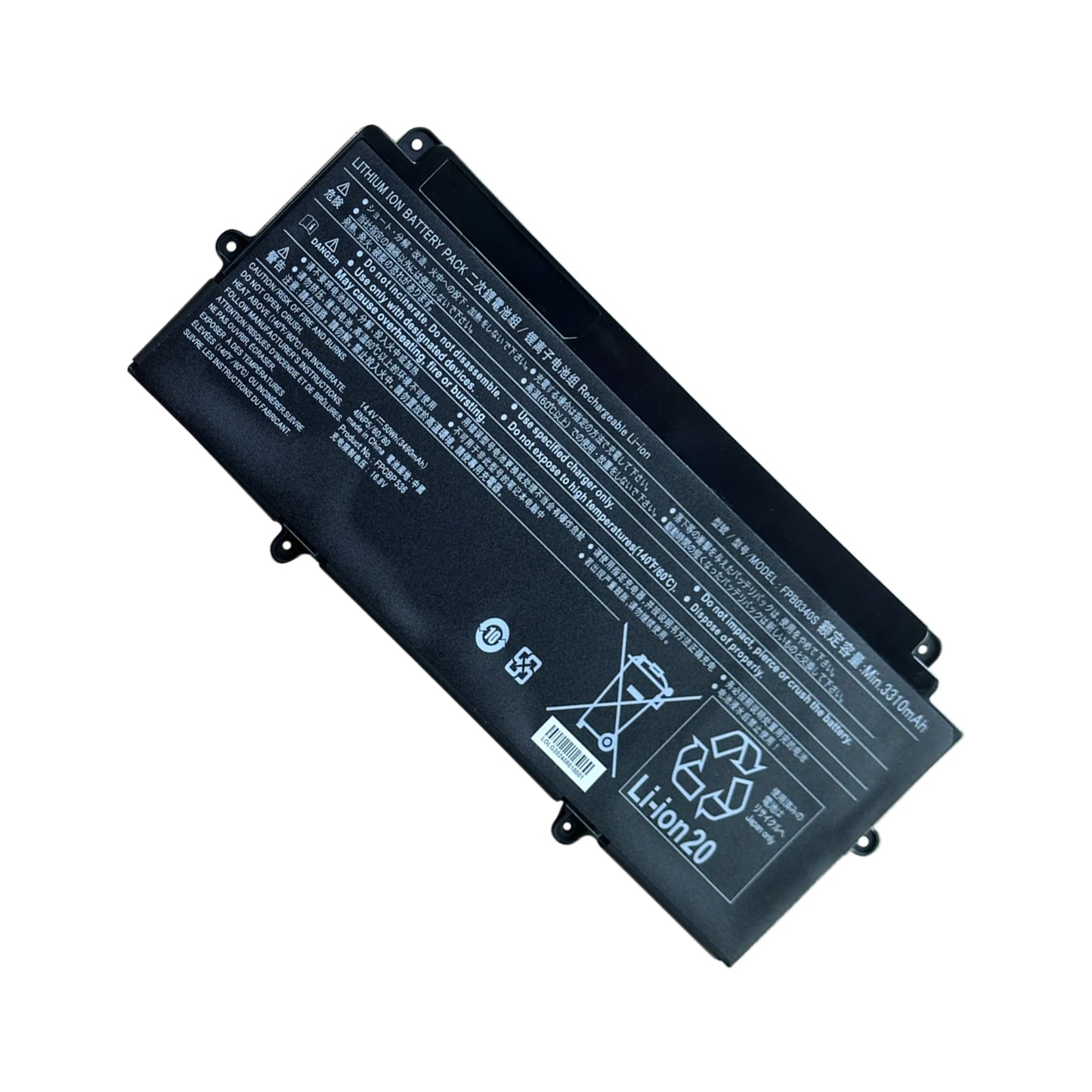 KELESY Batería FPB0340S FPCBP536 para Fujitsu LifeBook U937 U938 U939 U939X U9310, nueva