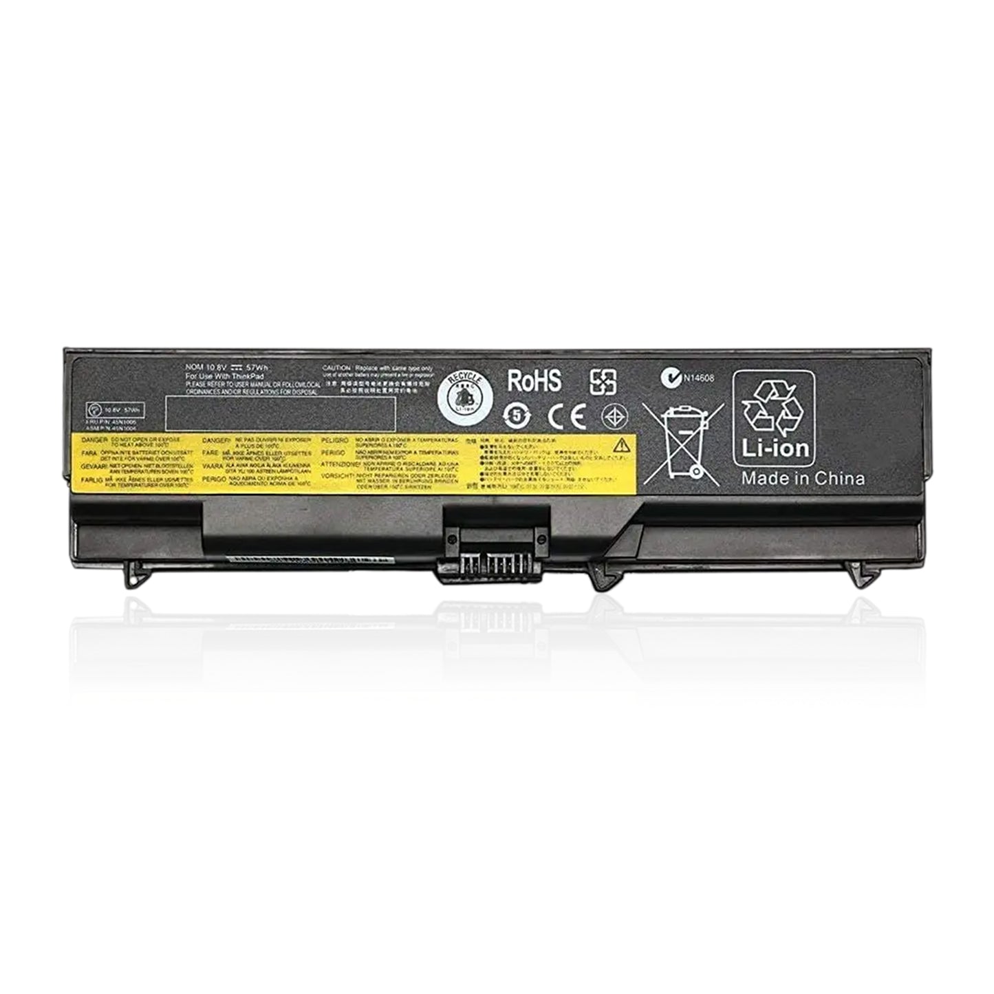 KELESY Batería de ordenador portátil de 4760mAh y 57Wh, para Lenovo ThinkPad T430, T410, T410i, T420, T420i, T510i, T520i