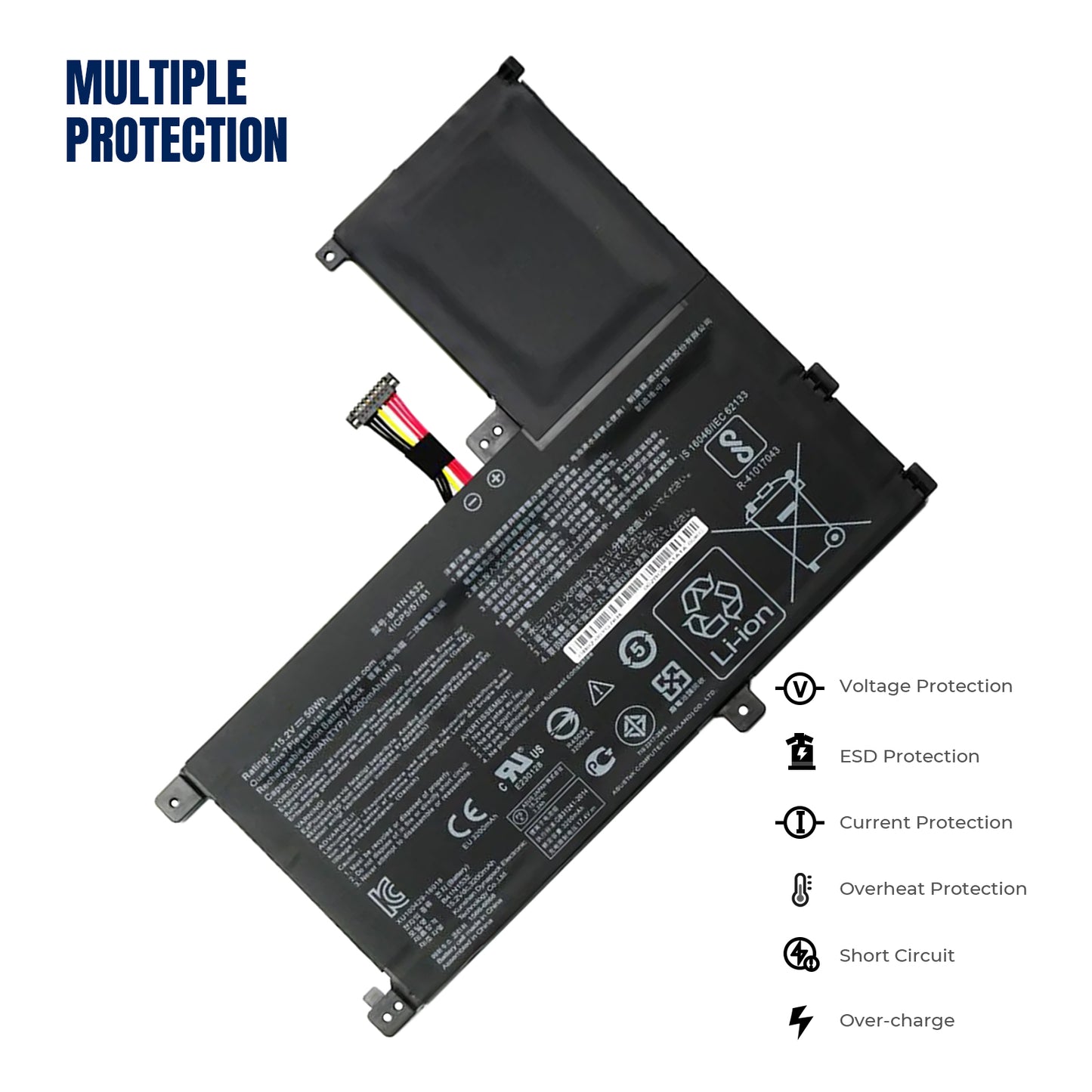 KELESY New Genuine Original B41N1532 15.2V 50Wh Laptop Battery for ASUS Zenbook Flip Q504U Q504UA Q504UAK UX560UA 0B200-0201010