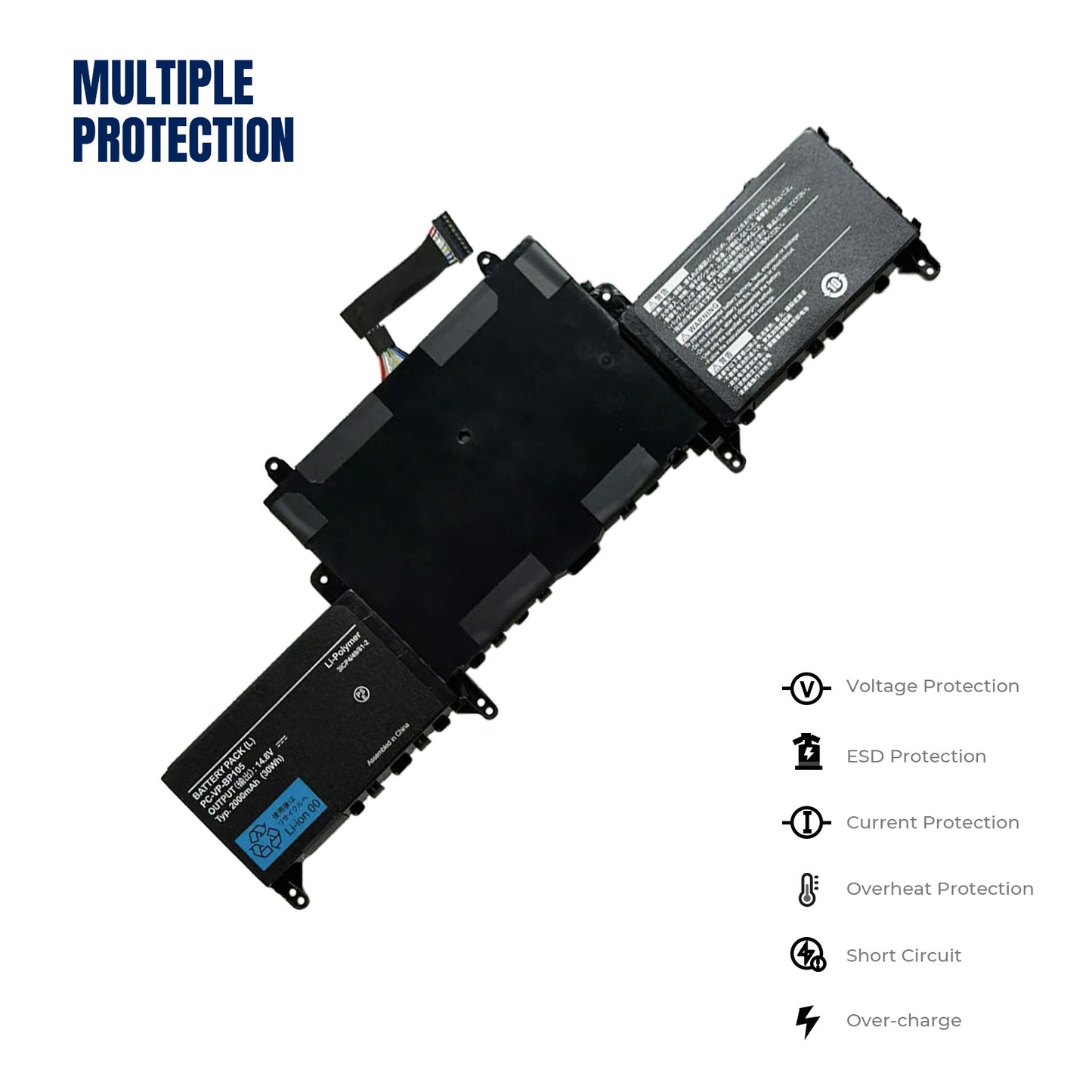 KELESY Batería PC-VP-BP105 30Wh, para NEC LAVIE PC-GL186Y3AZ HZ550/B PC-HZ550DAB