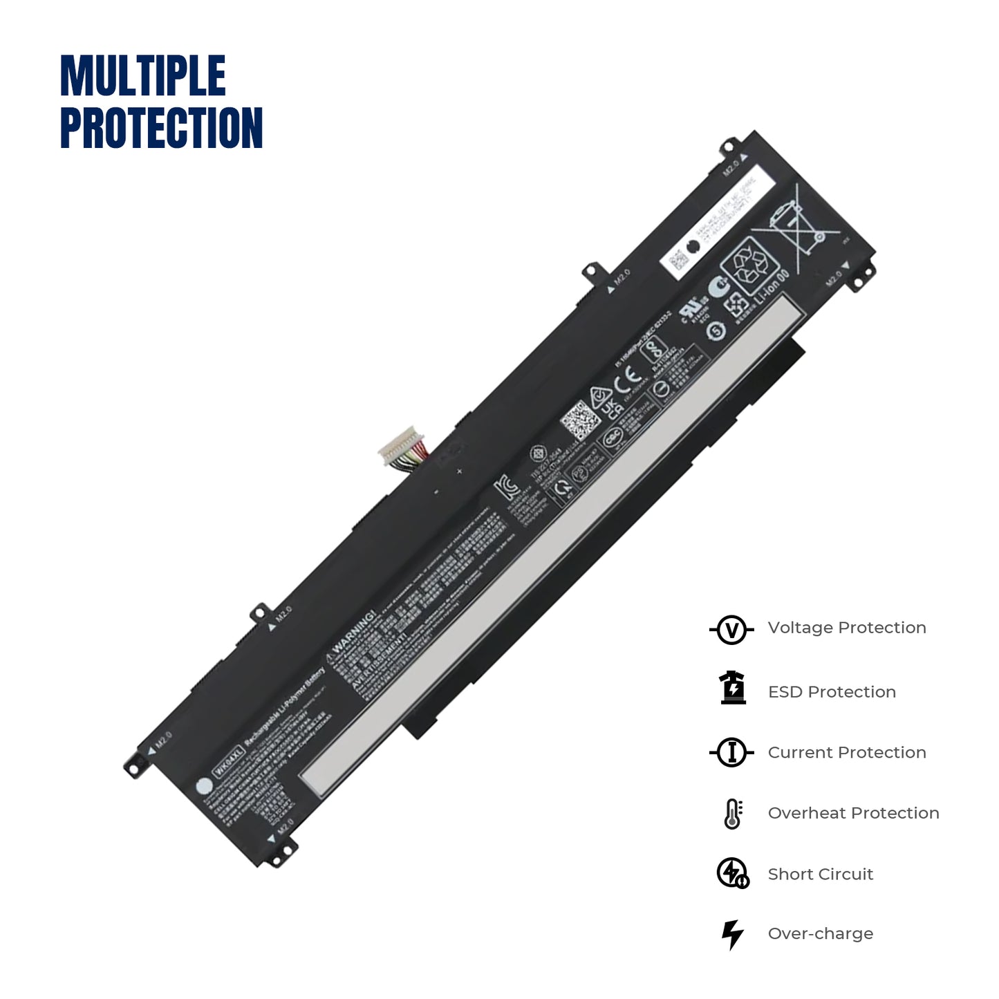 KELESY WK04XL Laptop Battery for HP Omen 16 17 7 8 Victus Pro TPN-Q263/Q264 M41640-AC1 HSTNN-OB21 TPN-Q265 TPN-Q266 TPN-Q280