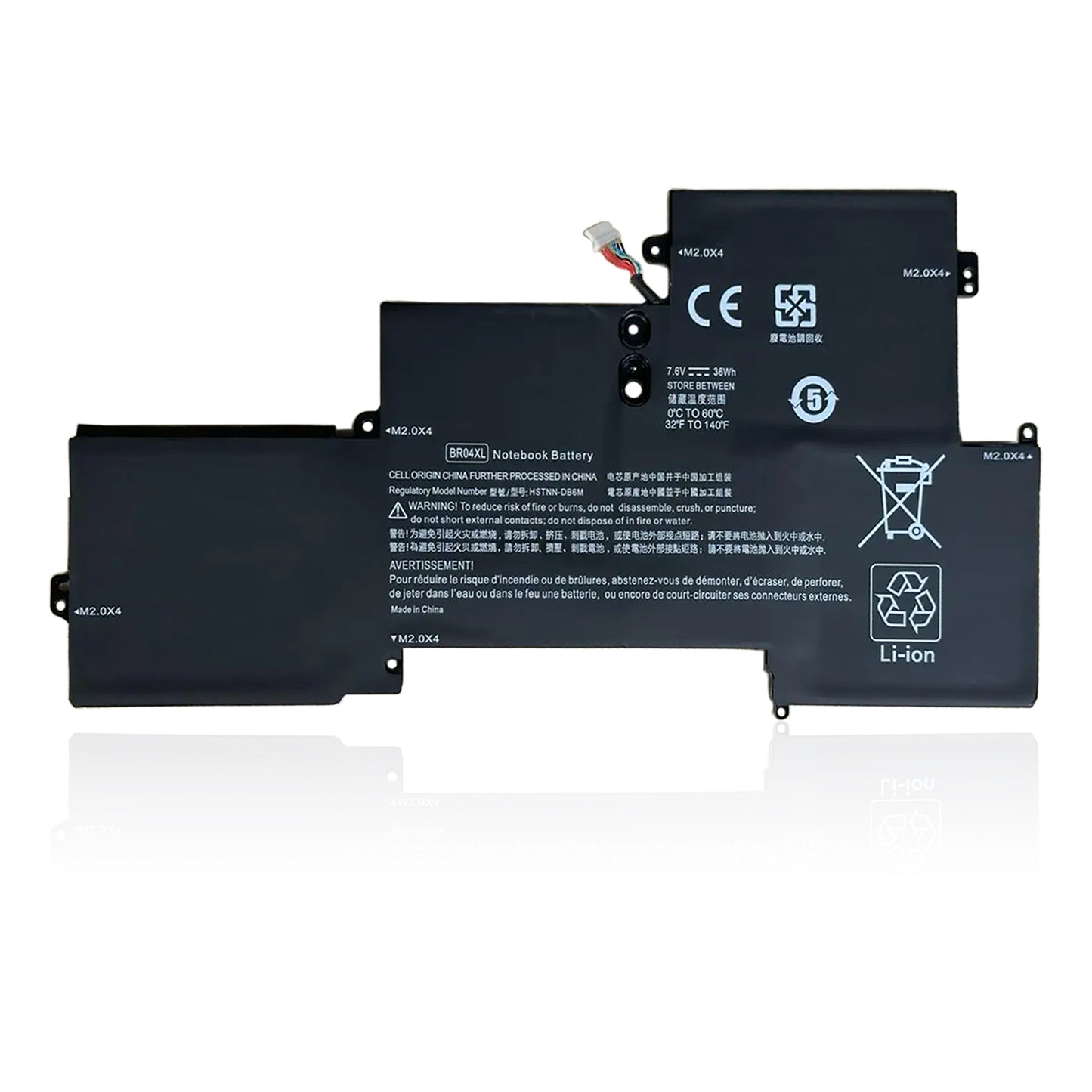 KELESY BR04XL New Laptop Battery For HP 1020 1040 G1 G2 Series HSTNN-DB6M 760605-005 HSTNN-I26C HSTNN-I28C 7.6V 36WH Notebook