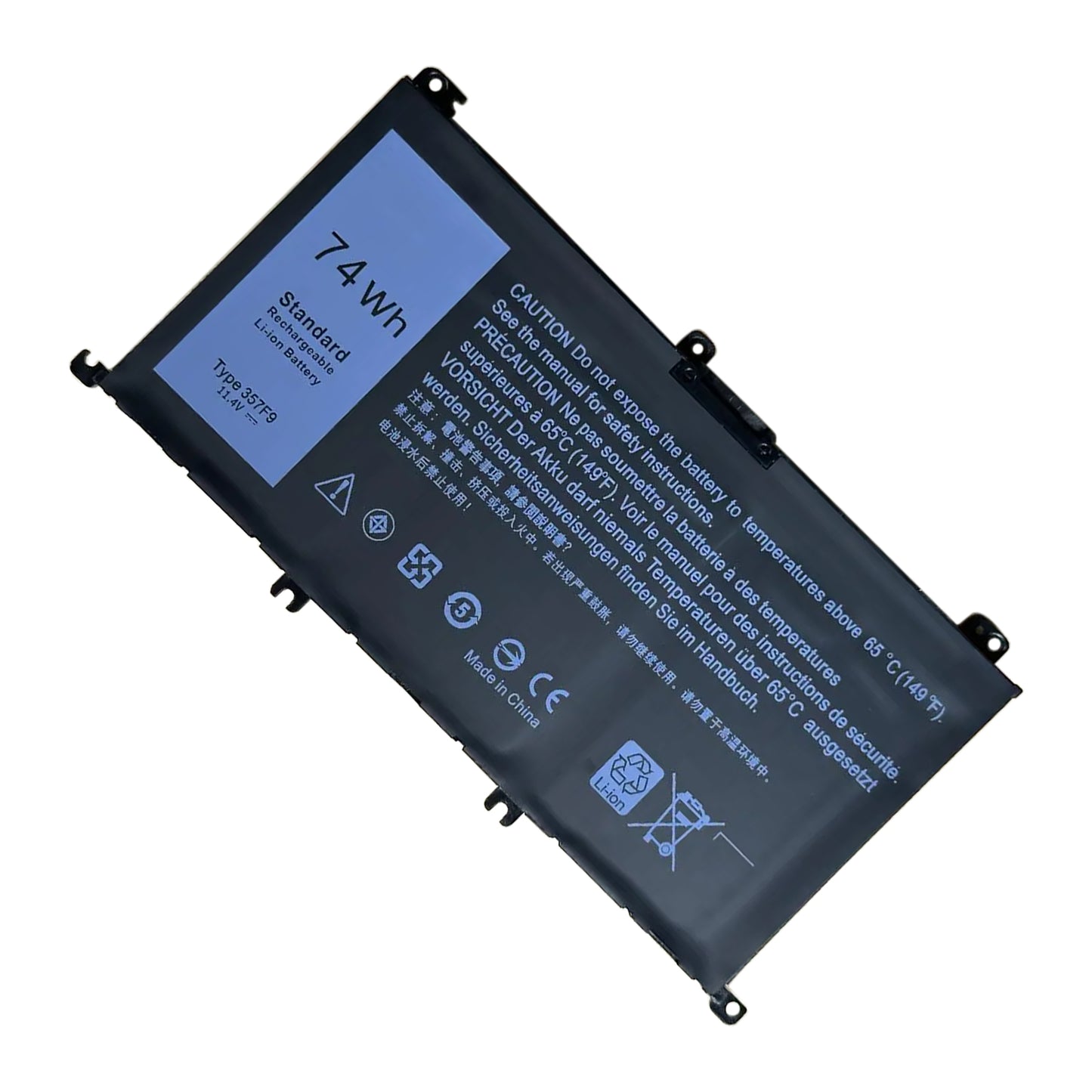 KELESY 74Wh 11.1V 357F9 071JF4 battery for Dell Battery Inspiron 15 5576 5577 7566 7567