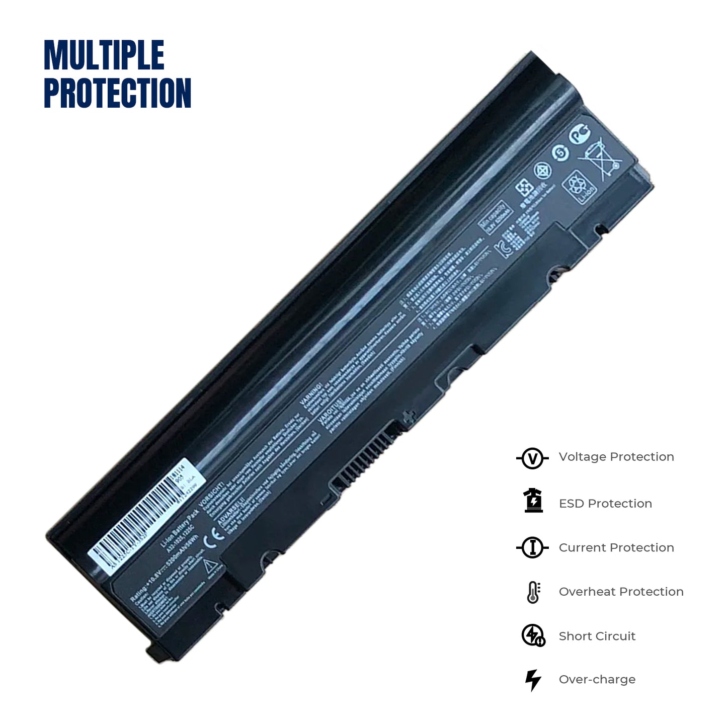 KELESY Laptop Battery For ASUS A32-1025 1025C 1025CE 1225 1225B 1225C Eee PC R052 R052C R052CE RO52 RO52C
