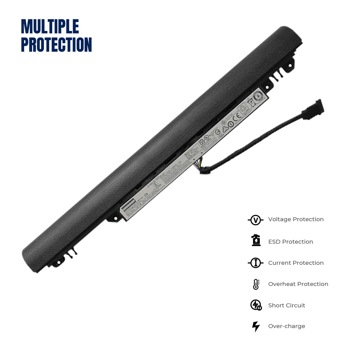 KELESY 10.8V 24WH Genuine Original Laptop Battery L15C3A03 L15S3A02 L15L3A03 For Lenovo Ideapad 110-15ACL 110-14IBR 110-14ISK