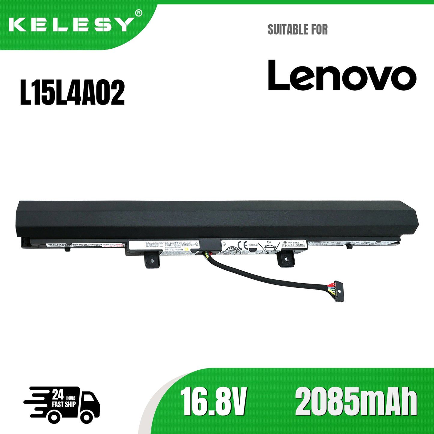 KELESY Genuine L15L4A02 L15S4A02 L15C4A02 Laptop Battery For Lenovo Ideapad V110-15AST V310-14ISK V310-15ISK V510-14IKB