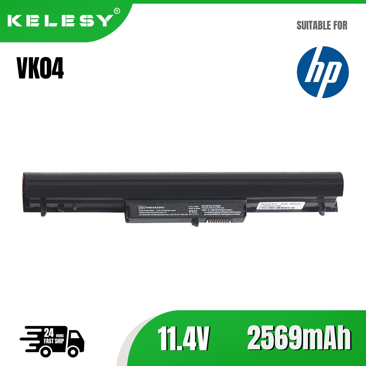 KELESY 37WH VK04 Laptop Battery For HP Pavilion Sleekbook 14 14t 15z Series HSTNN-DB4D HSTNN-YB4D 694864-851 695192-001