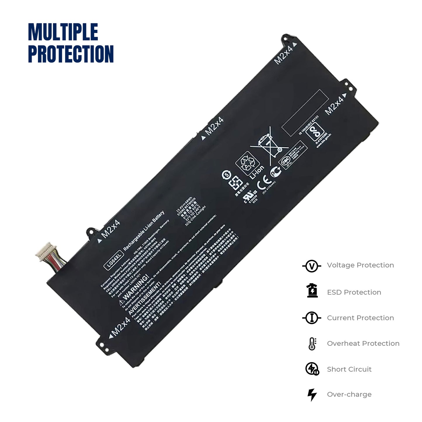 KELESY LG04XL 15.4V 68Wh Original Laptop Battery for HP Pavilion 15-CS0017UR HSTNN-IB8S L32654-005