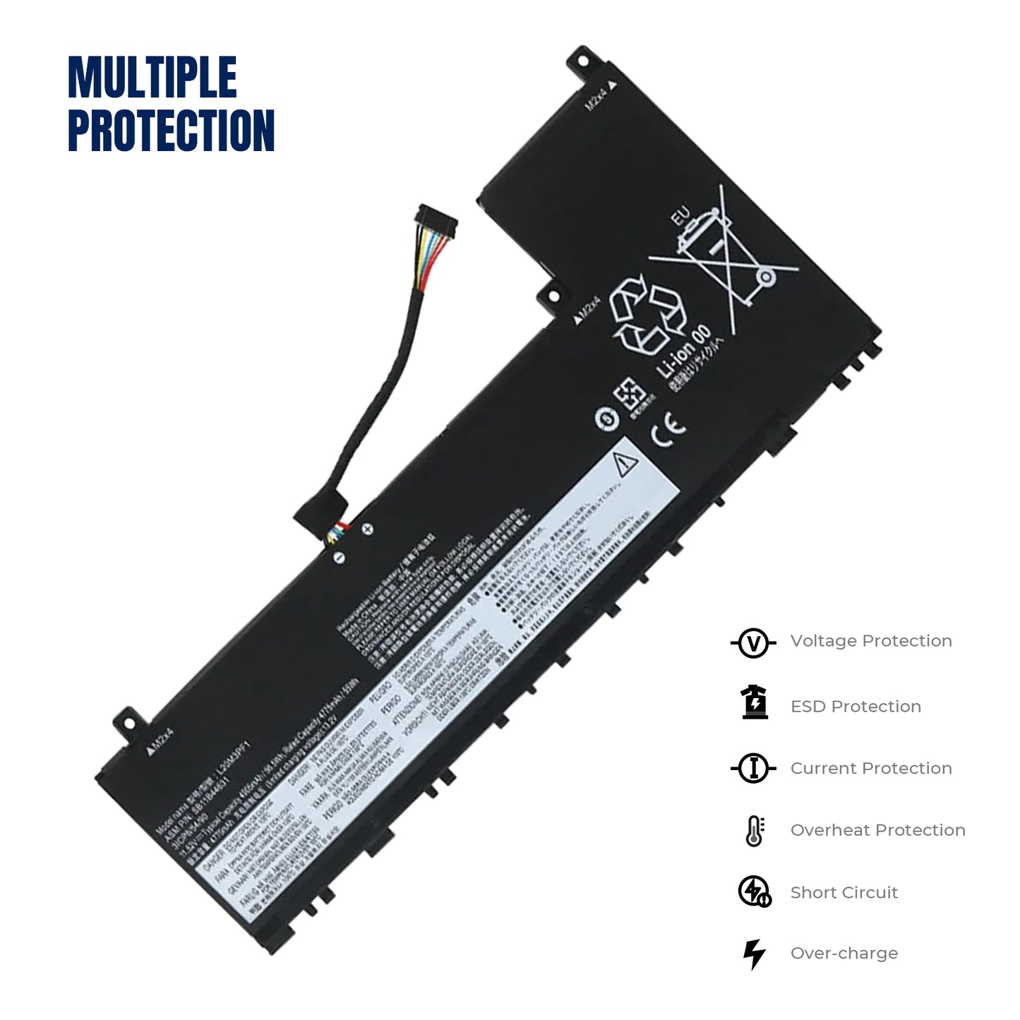 KELESY L20C3PF1 Laptop Battery For Lenovo Air14+ ACH/ITL 2021 L20M3PF1 L20L3PF1 L20D3PF0 11.52V 56.5Wh 4905mAh