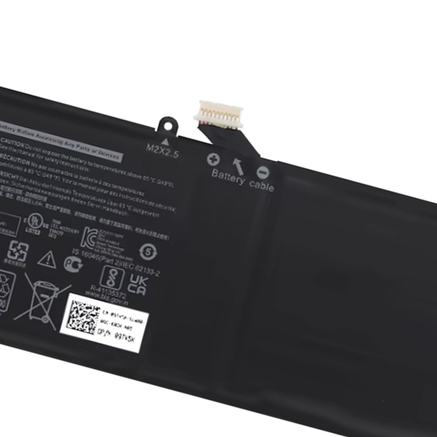 KELESY New 7VKV9 Internal Laptop Battery Rechargeable For Dell XPS 12 9250 Latitude 12 7275 9TV5X V55D0 4Cell