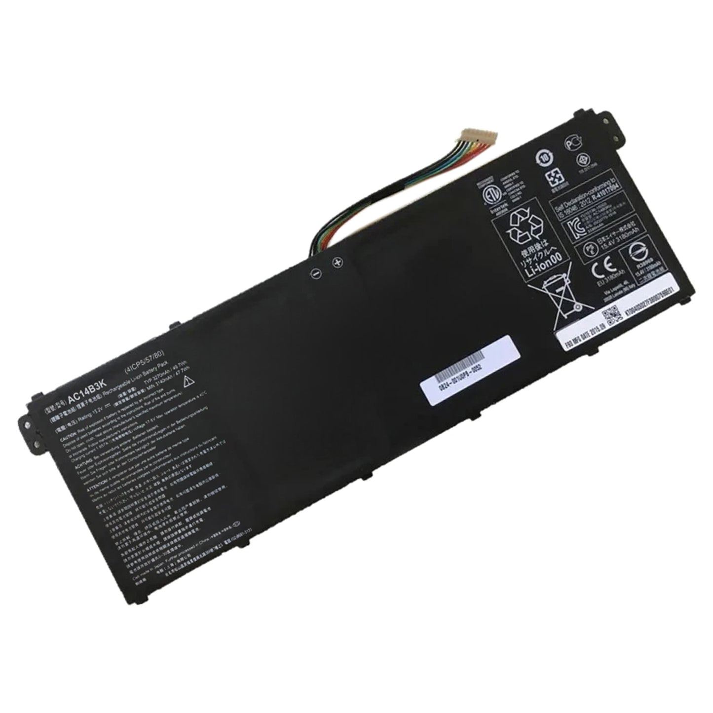 KELESY AC14B3K Laptop Battery For Acer Aspire R5-571T R5-571TG S14 CB3-511 Swift 3 SF314-51 R 11 R3-131T S14 15.2V 3270mAh