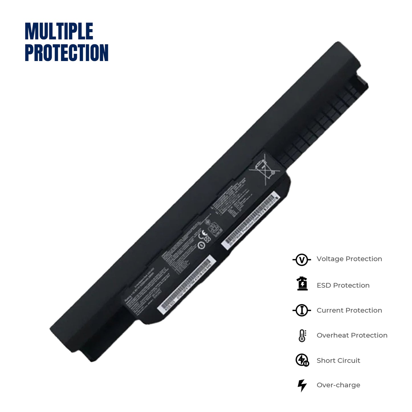 KELESY 5200mAh A32-K53 Laptop Battery For ASUS K43 K43E K43J K43S K43SV K53 K53E K53F K53J K53S K53SV A43 A53S A53SV A41-K53