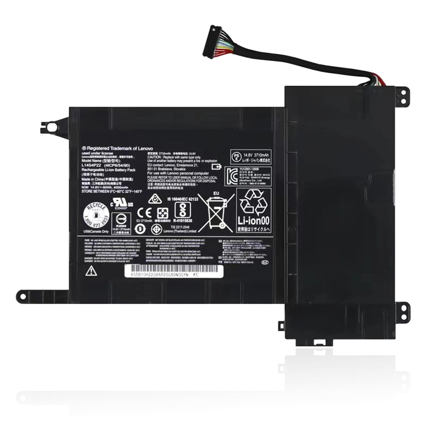 Аккумулятор KELESY L14S4P22 L14M4P23 для ноутбука Lenovo IdeaPad Y700 Y701 Y700-17iSK Y700-15ISK серии 5B10H22084