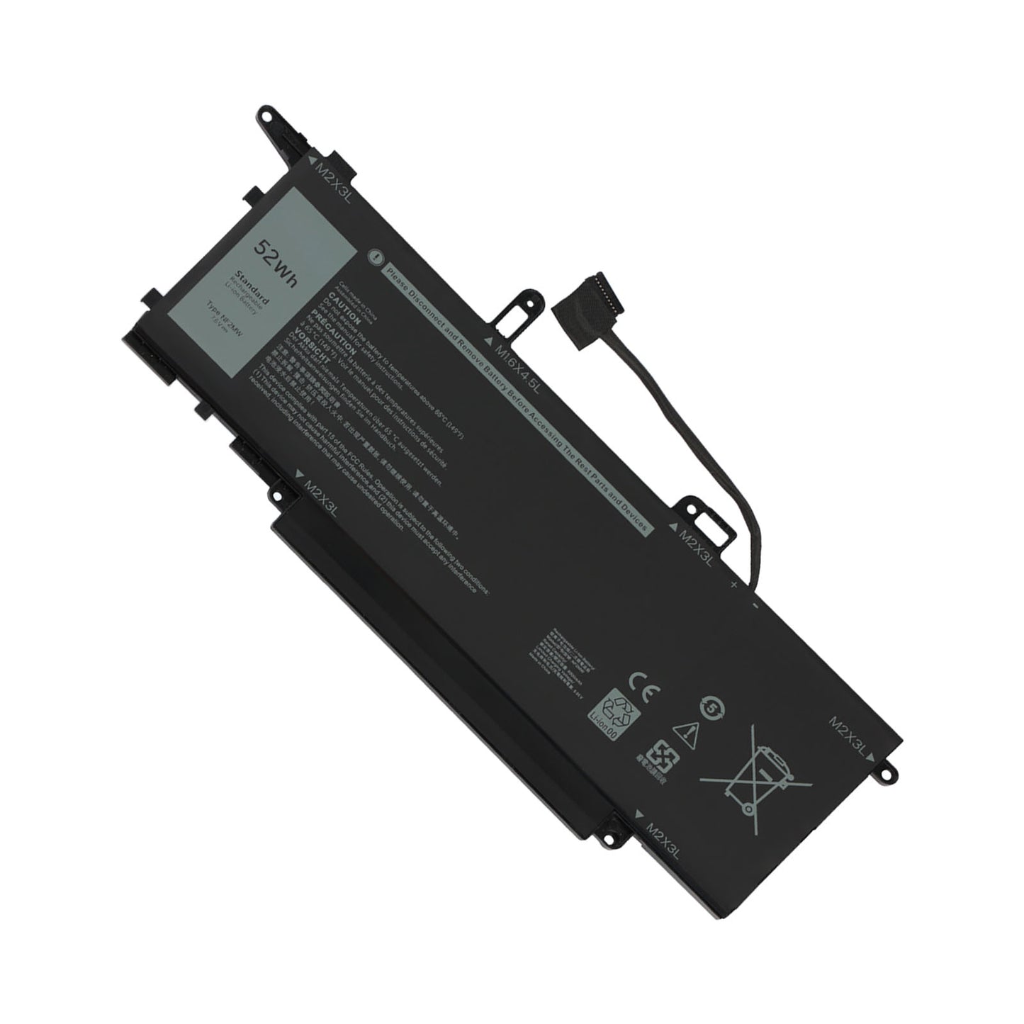 KELESY 0C76H7 7.6V 52Wh Replacement Laptop Battery for Dell Latitude 7400 2-in-1 Latitude 9410 2-in-1 Series 0G8F6M E7270 E7260